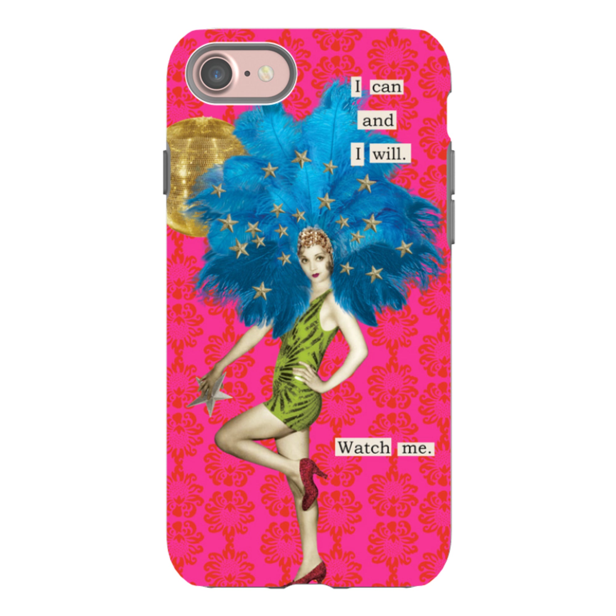 iPhone Tough Case - I Can And I Will By Clare Jordan