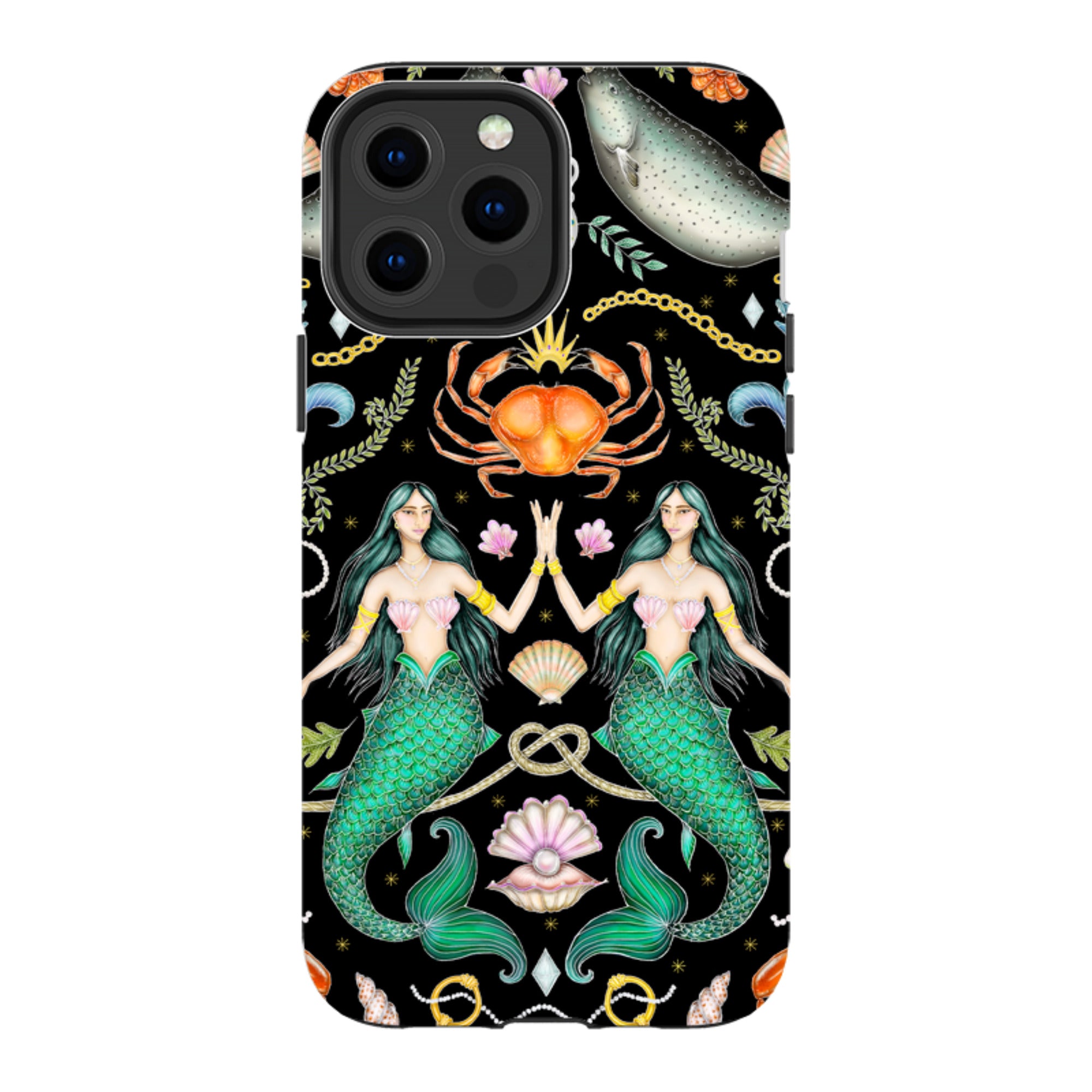iPhone MagSafe Tough Case - Triton's Treasure By Catherine Rowe