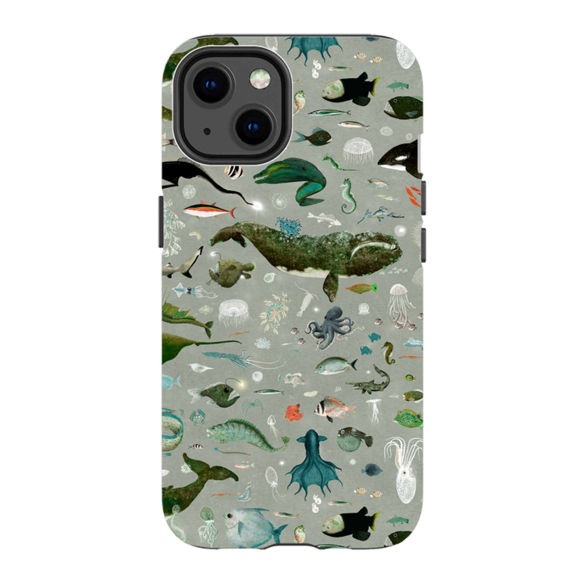 iPhone MagSafe Tough Case - Moon Shadow By Katherine Quinn
