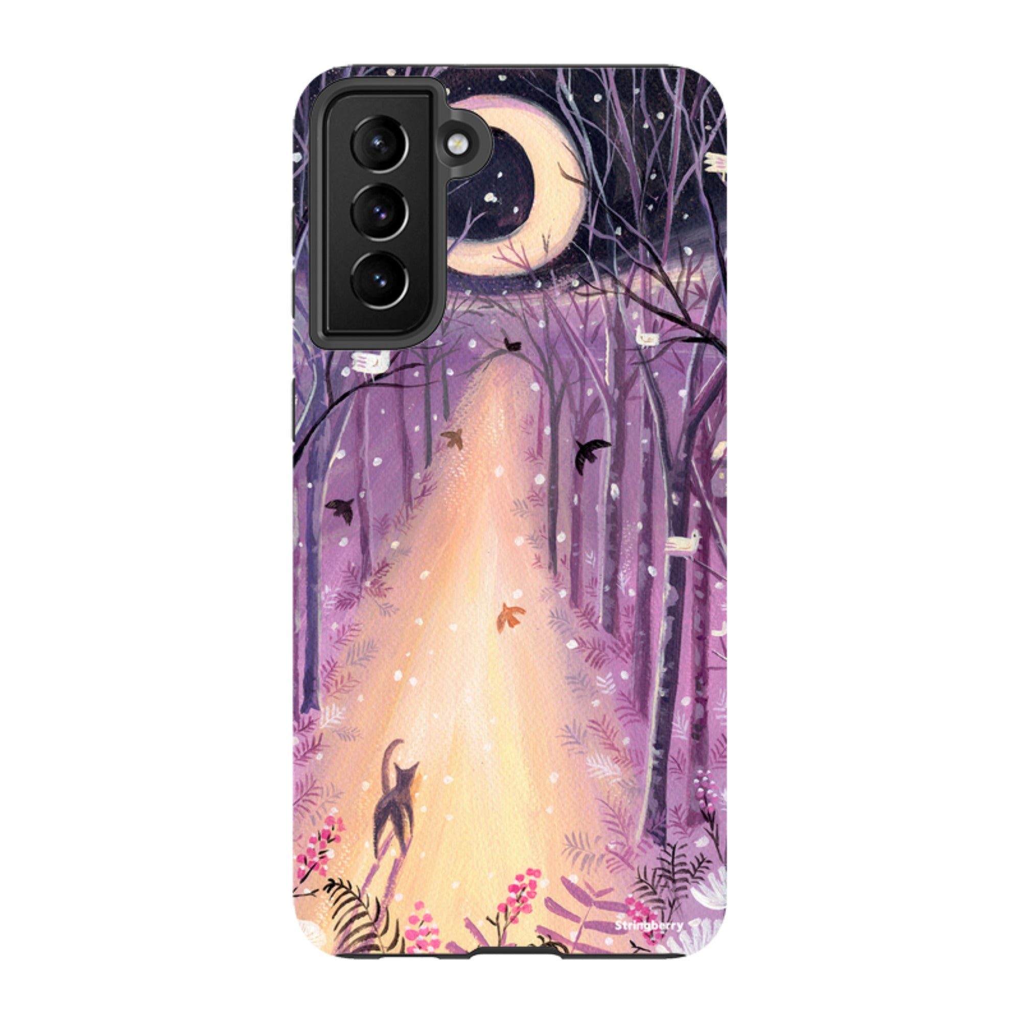 Samsung Tough Case - Forest Cat By Mary Stubberfield