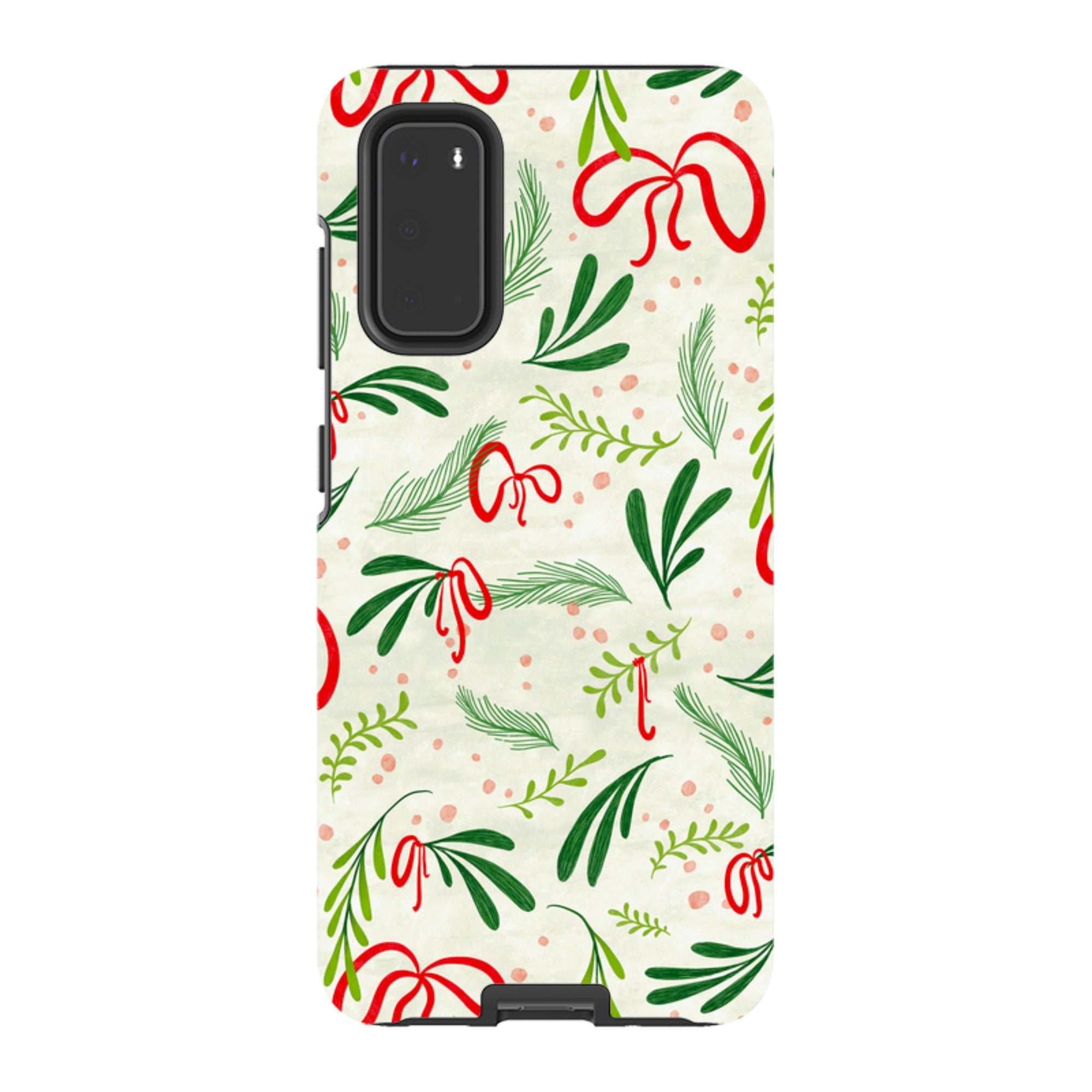 Samsung Tough Case - Christmas Bows By Katherine Quinn