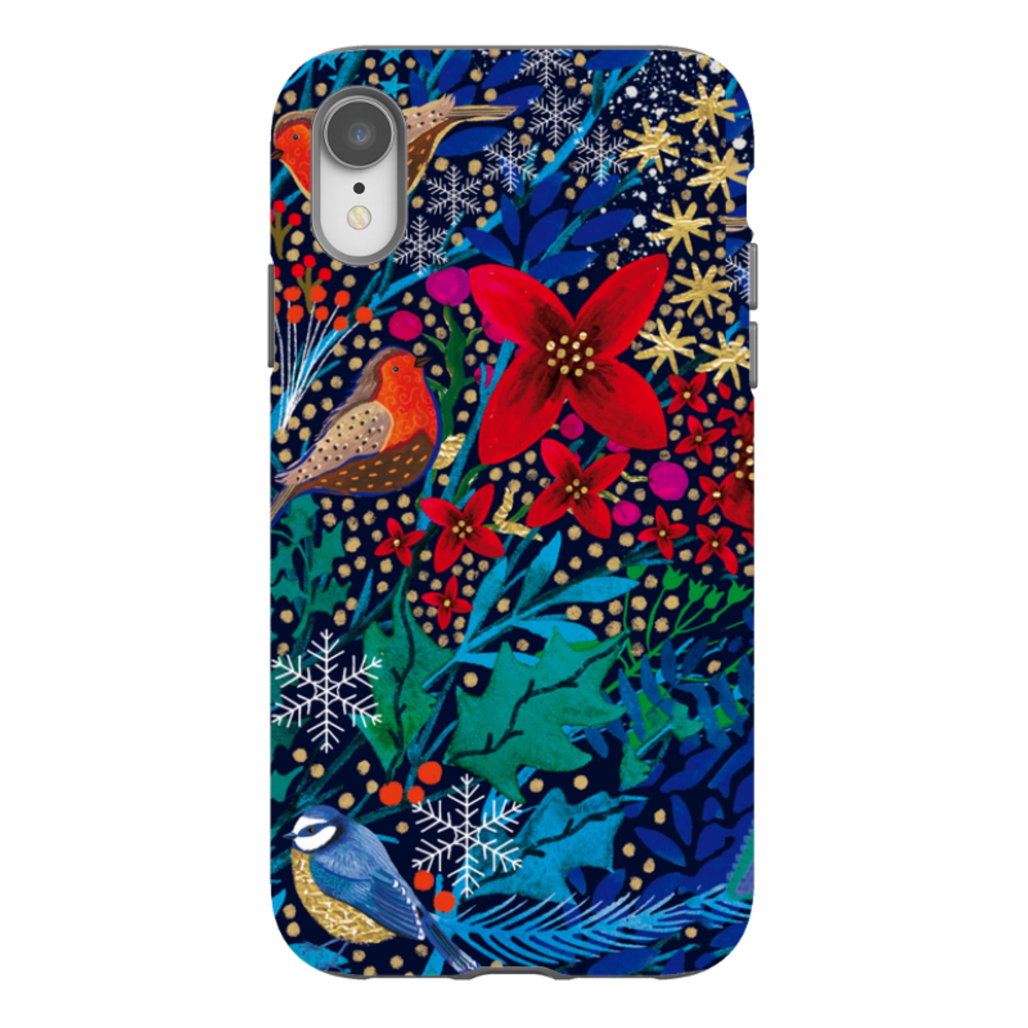 iPhone Tough Case - Xmas Robin II By Emma Frances Grant