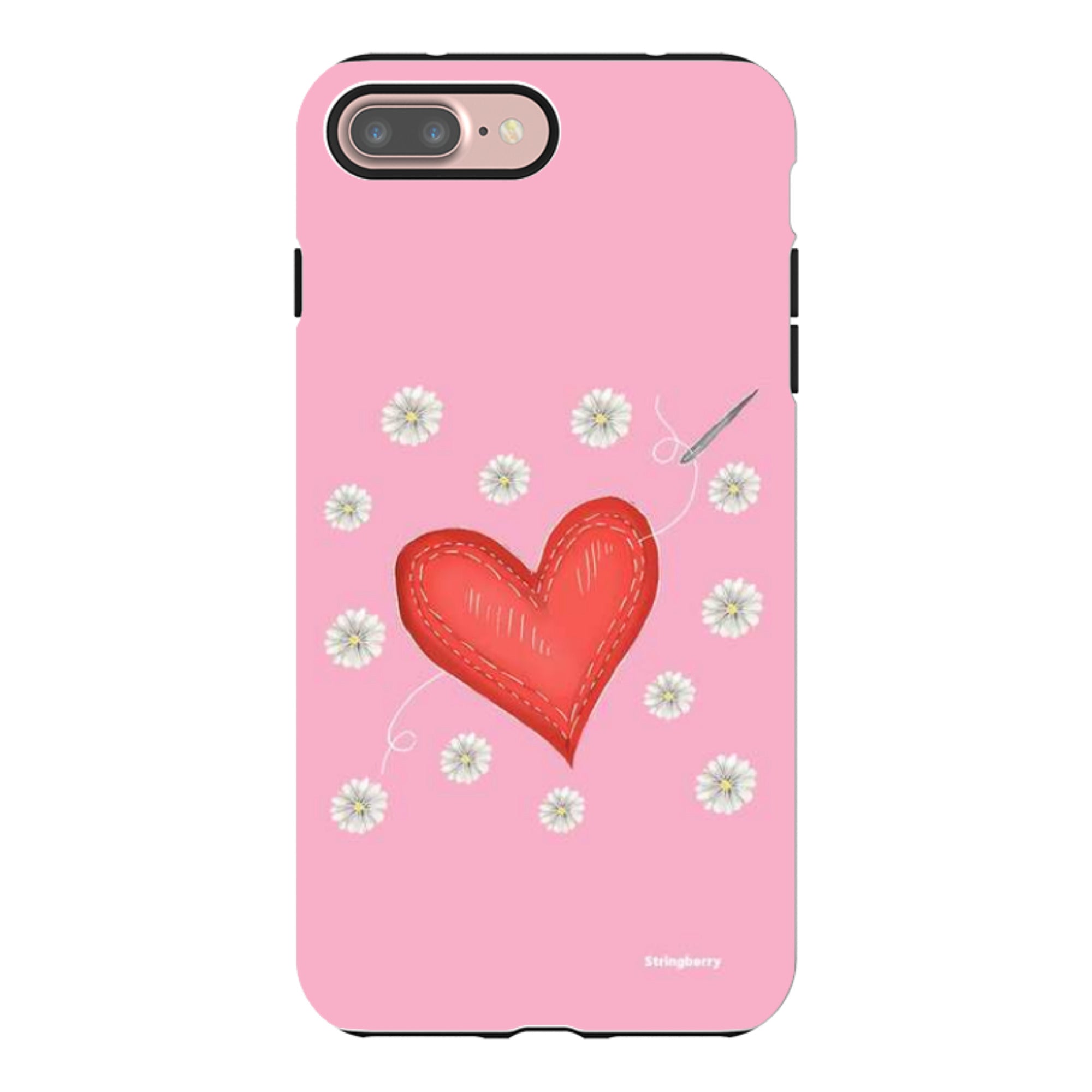 iPhone Tough Case - Love Heart Sewing By Catherine Rowe