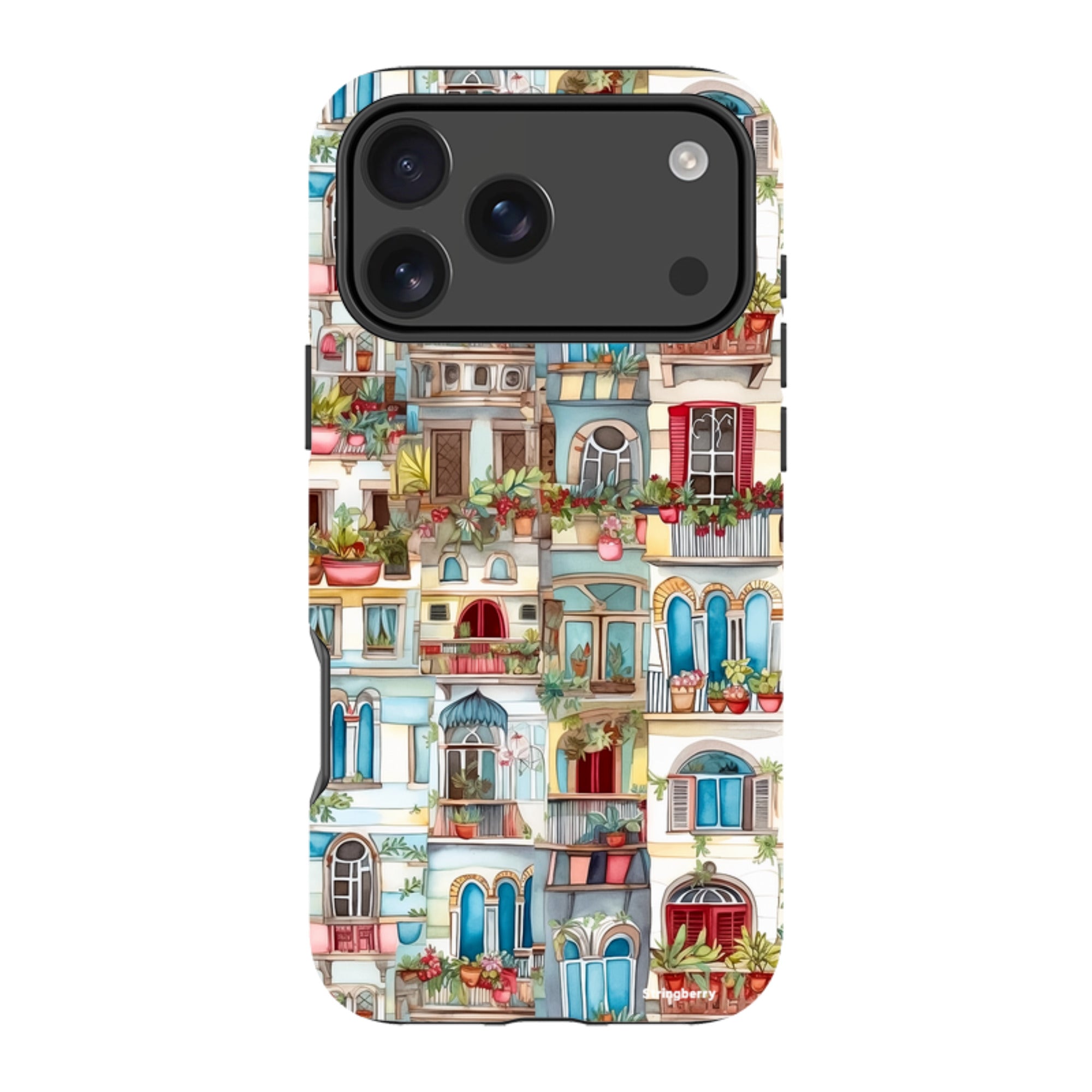iPhone Tough Case - Floral Balcony II