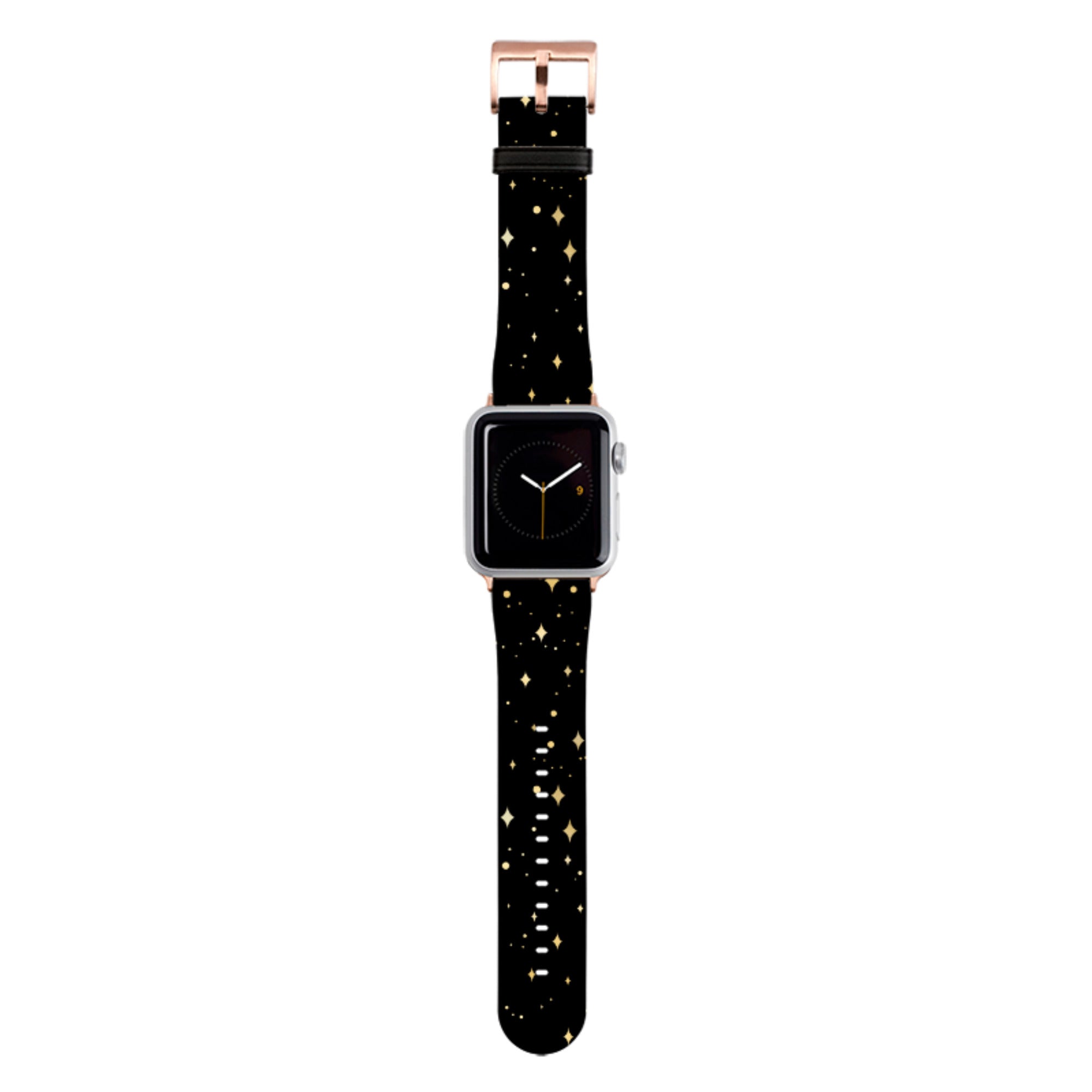 Black Cosmos Apple Watch Strap
