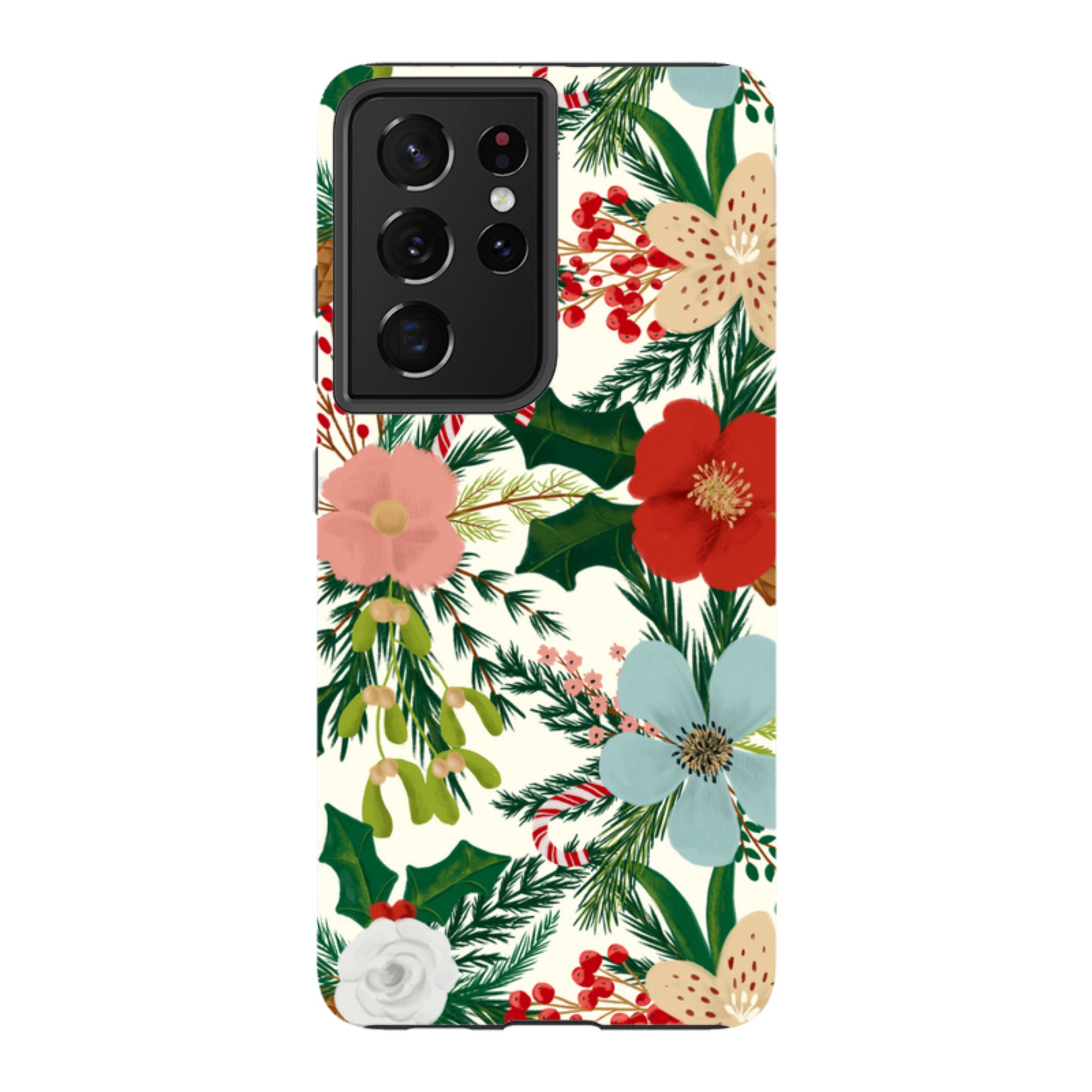 Samsung Tough Case - Christmas Florals By Abby Jacobs