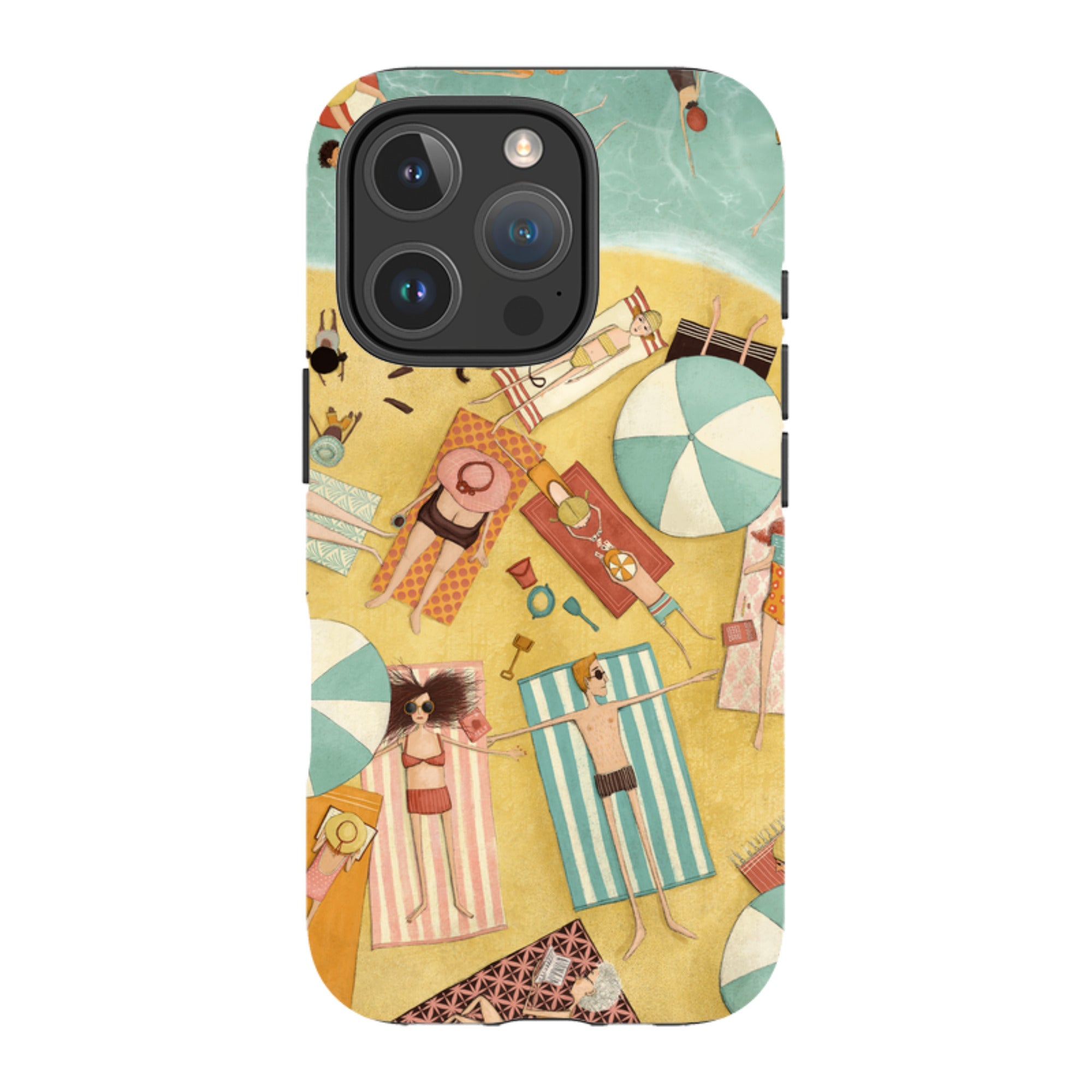 iPhone Tough Case - Beach Day By Maja Lindberg