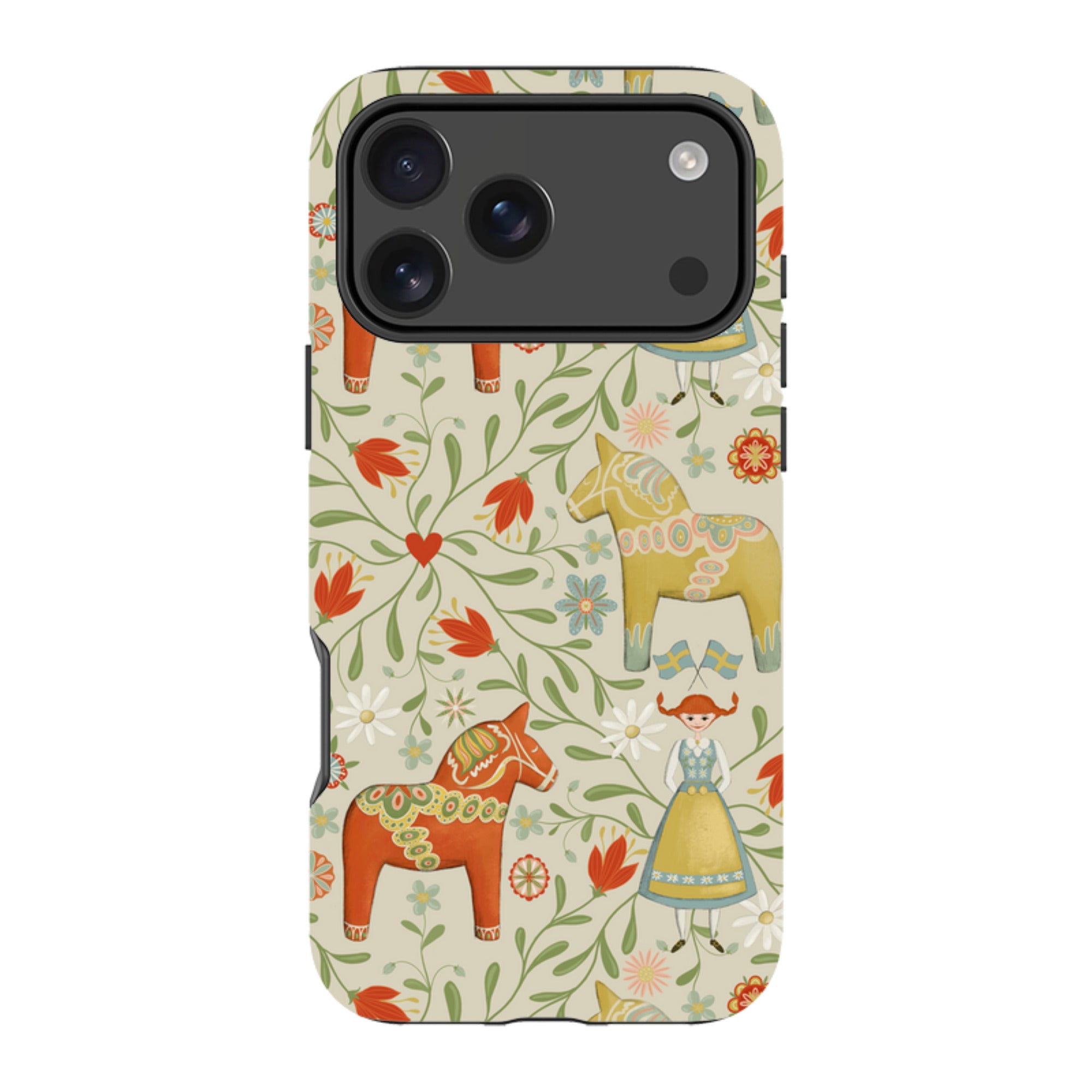 iPhone MagSafe Tough Case - Dala Horse By Maja Lindberg