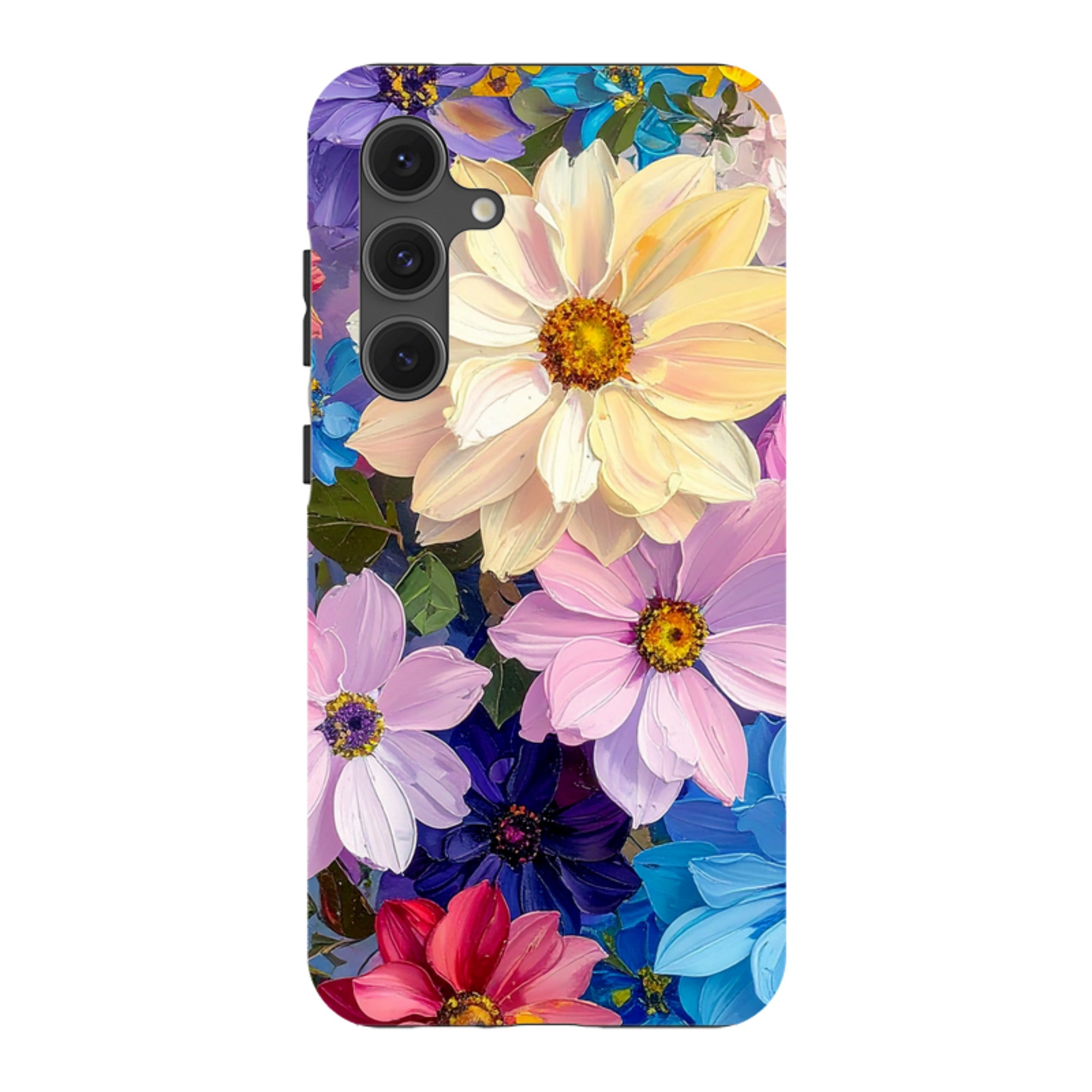 Samsung Tough Case - Summer Floral Blue Garden