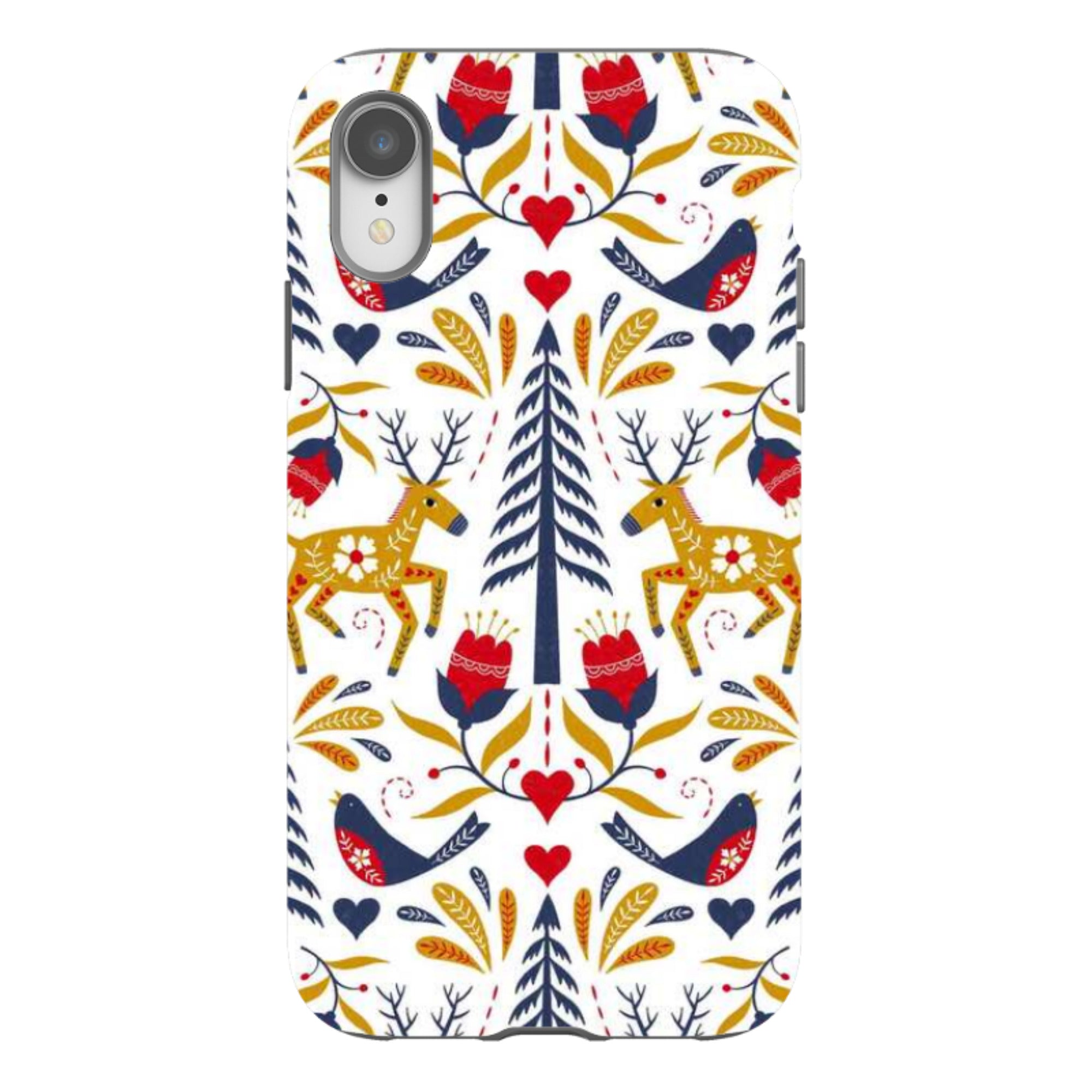 iPhone Tough Case - Xmas Pattern II By Suzy Taylor