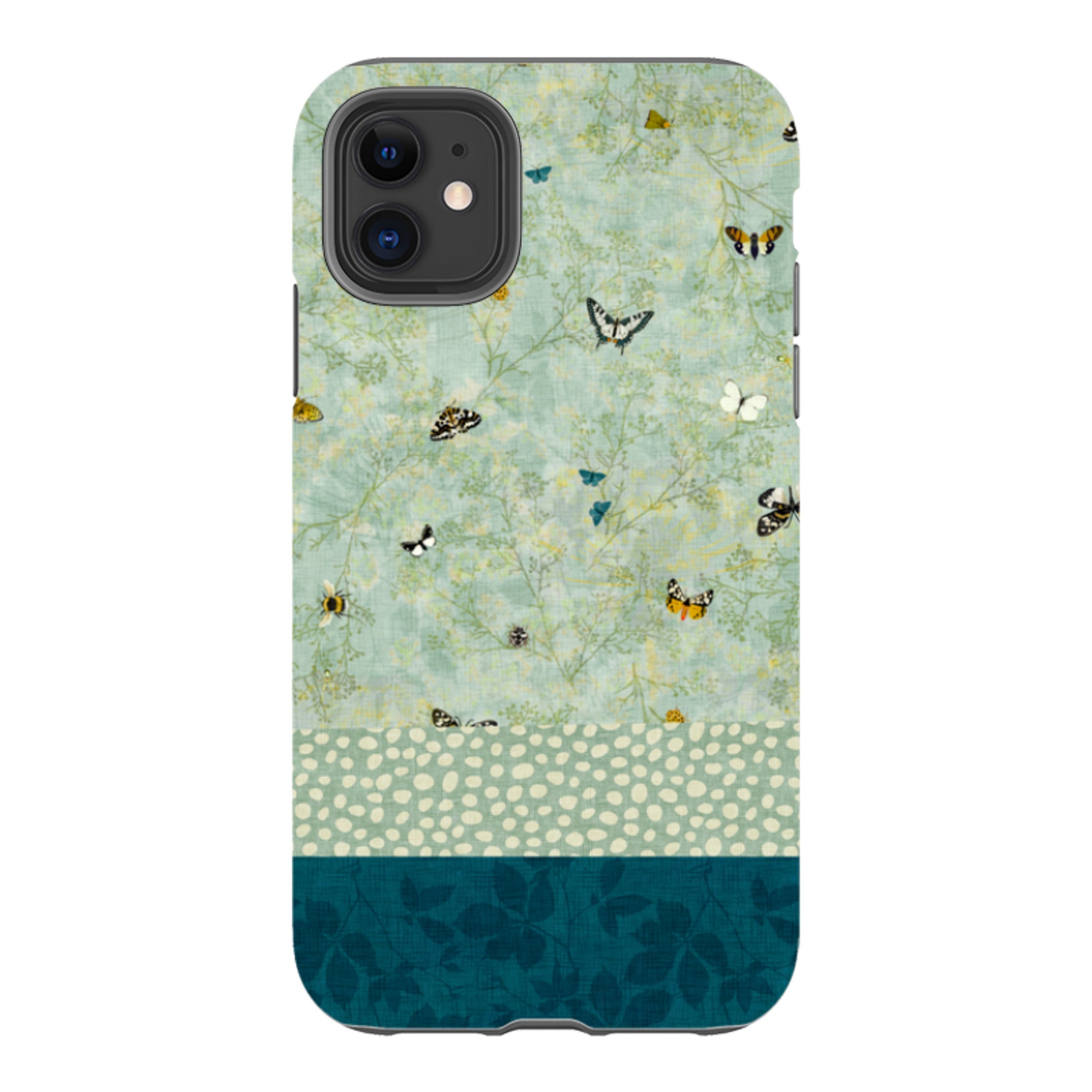 iPhone Tough Case - Chinoiserie Garden Soft Sage 2 By Katherine Quinn