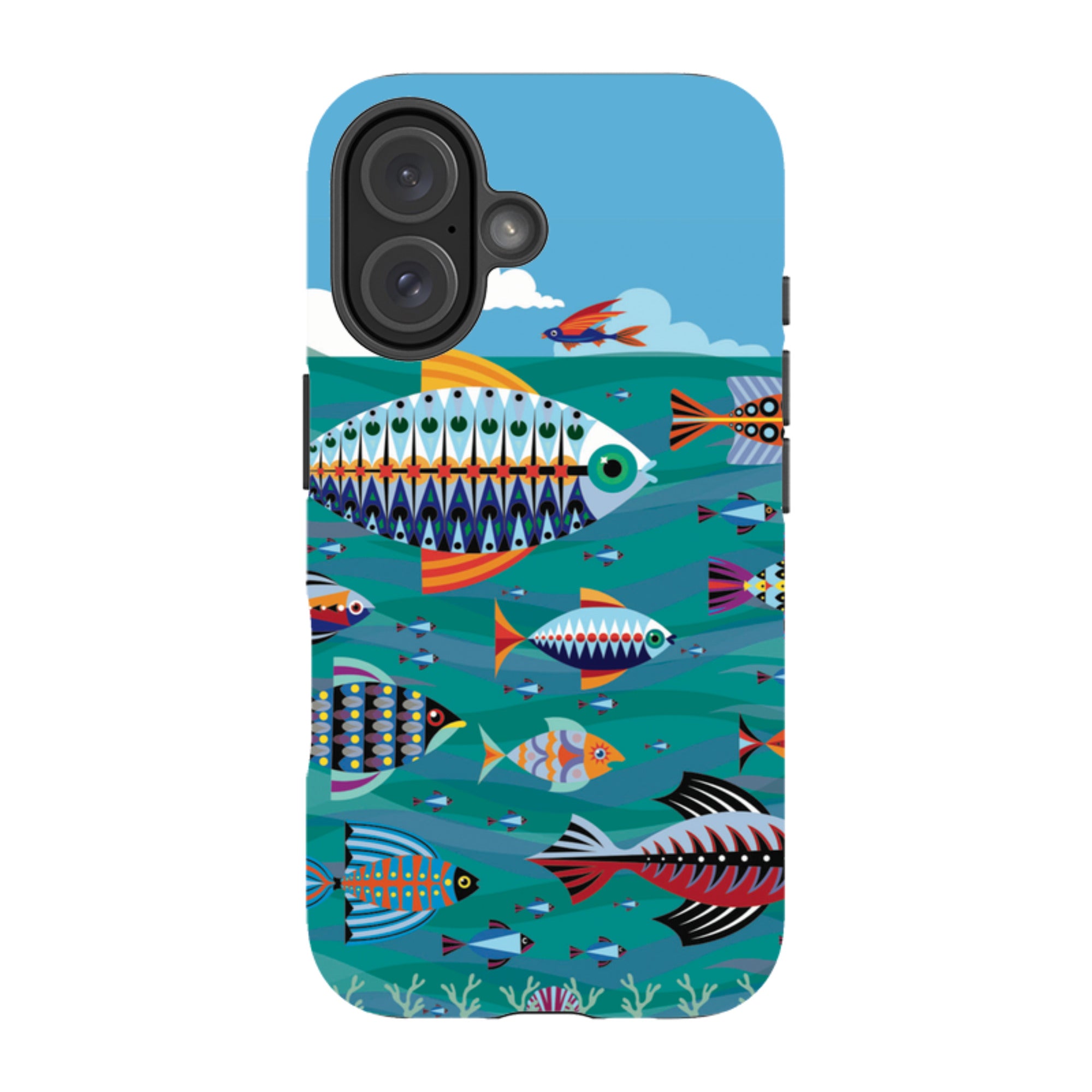 iPhone MagSafe Tough Case -  Fish By Patternista