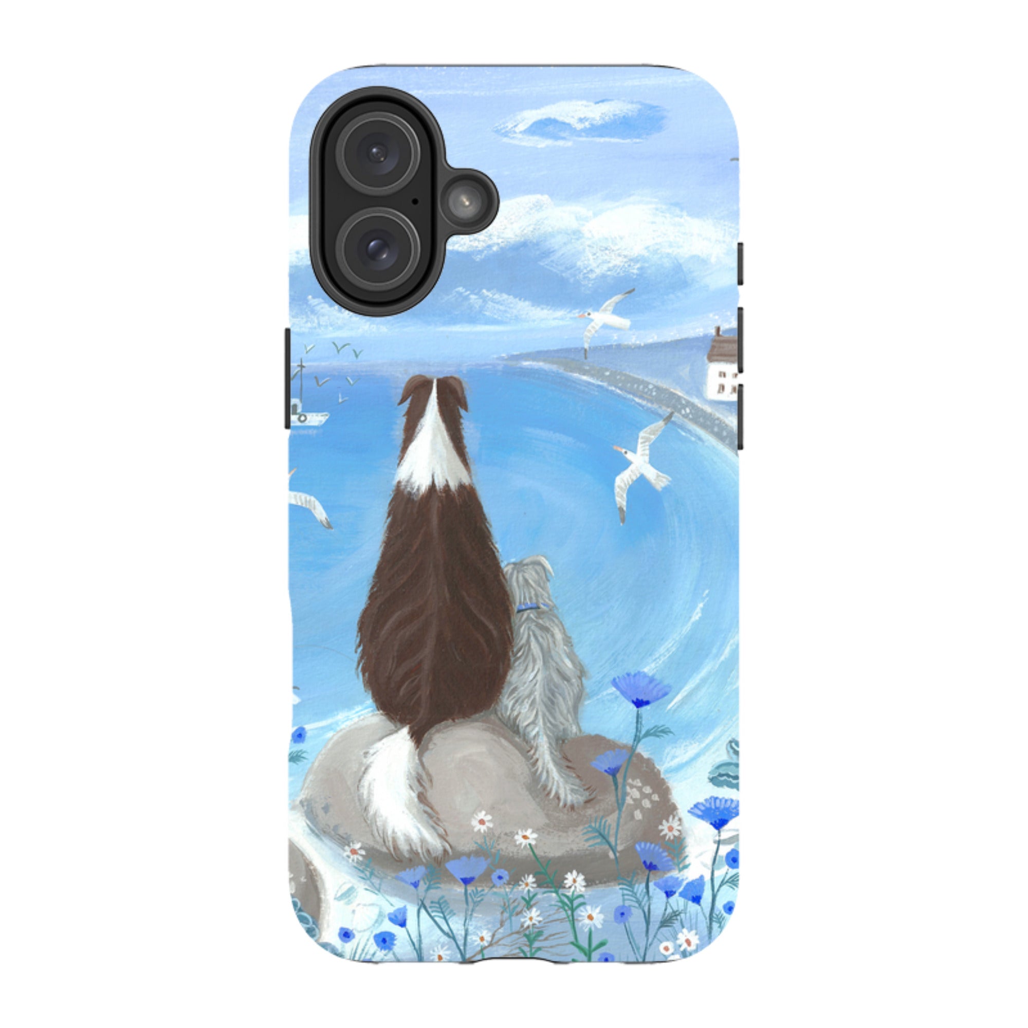 iPhone Tough Case - Beach Dog By Mary Stubberfield