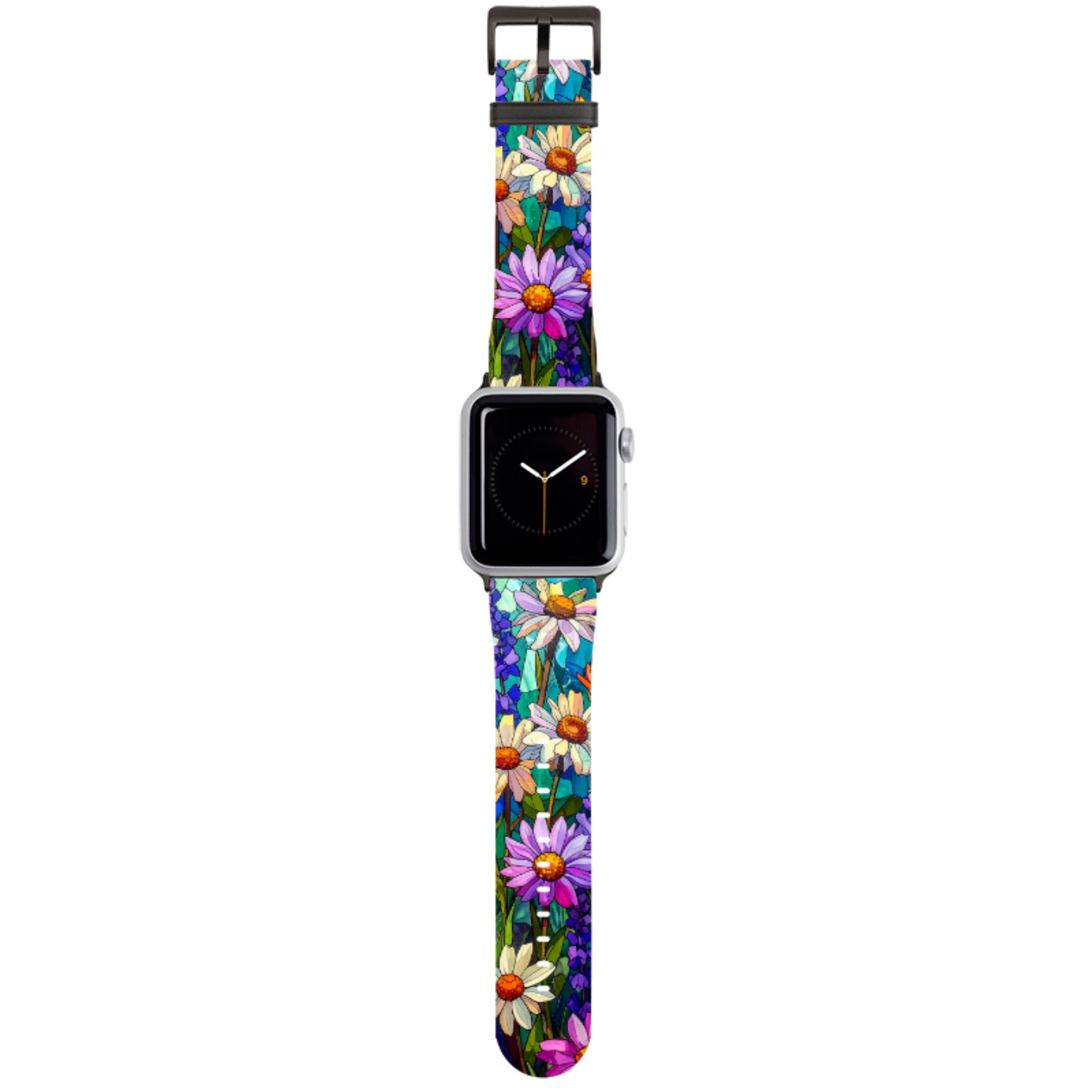 Purple Daisies Apple Watch Strap