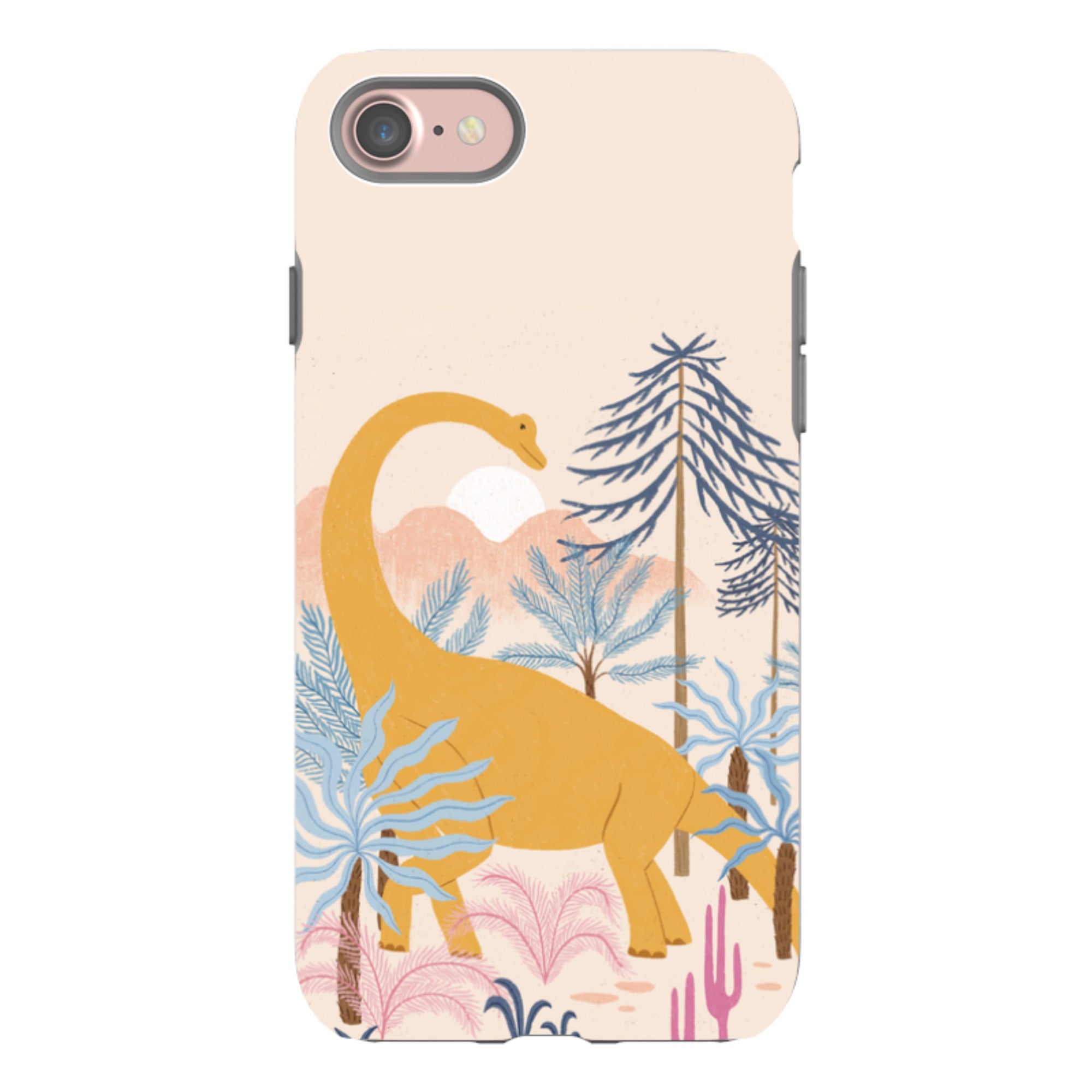 iPhone Tough Case - Brachiosaurus By Meghann Rader
