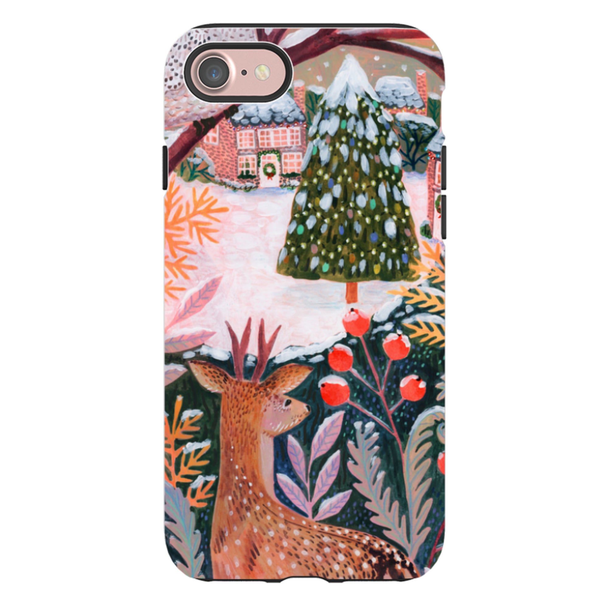 iPhone Tough Case - Deer By Lee Foster Wilson