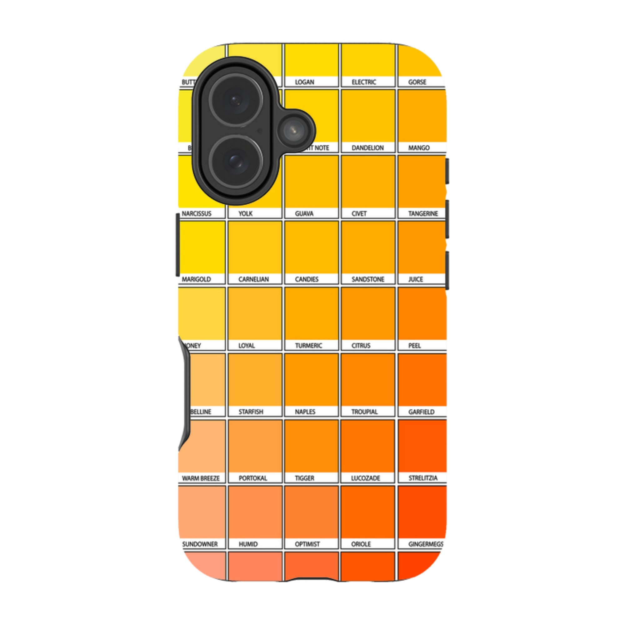 iPhone Tough Case - Yellow Chromology By Kitty Joseph