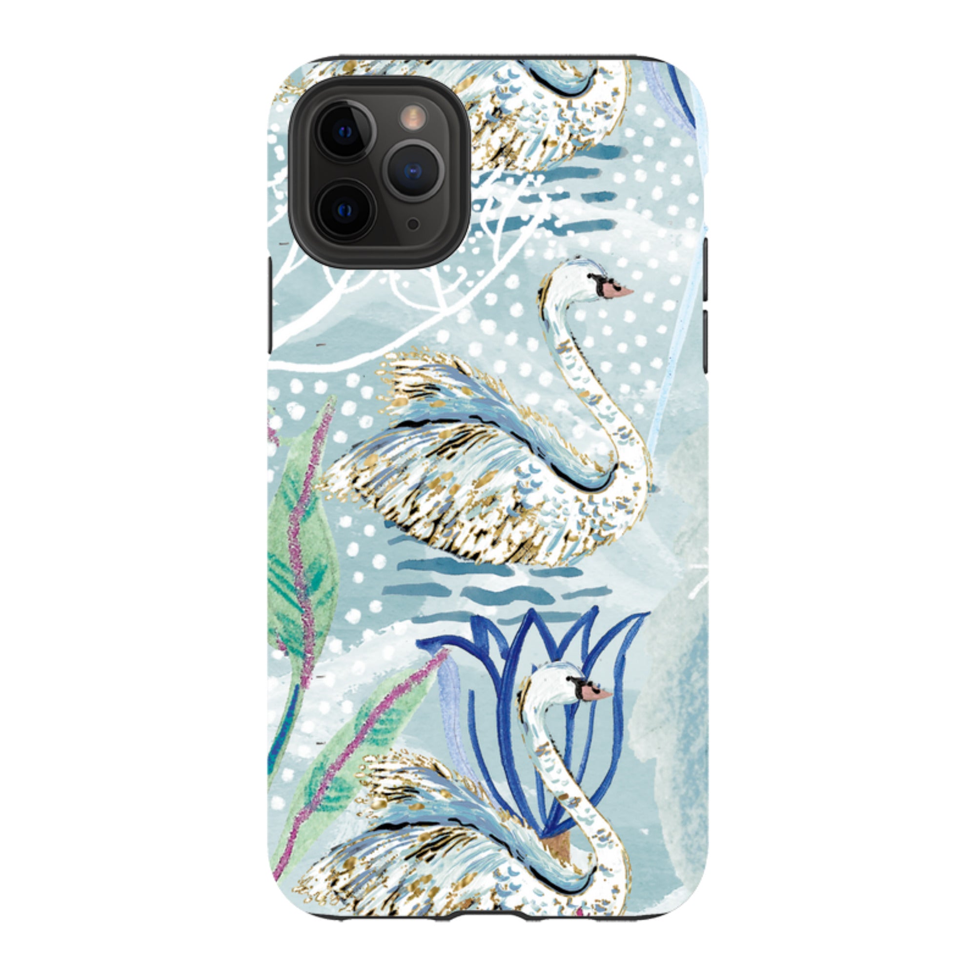 iPhone Tough Case - Seven Swans III By Emma Frances Grant