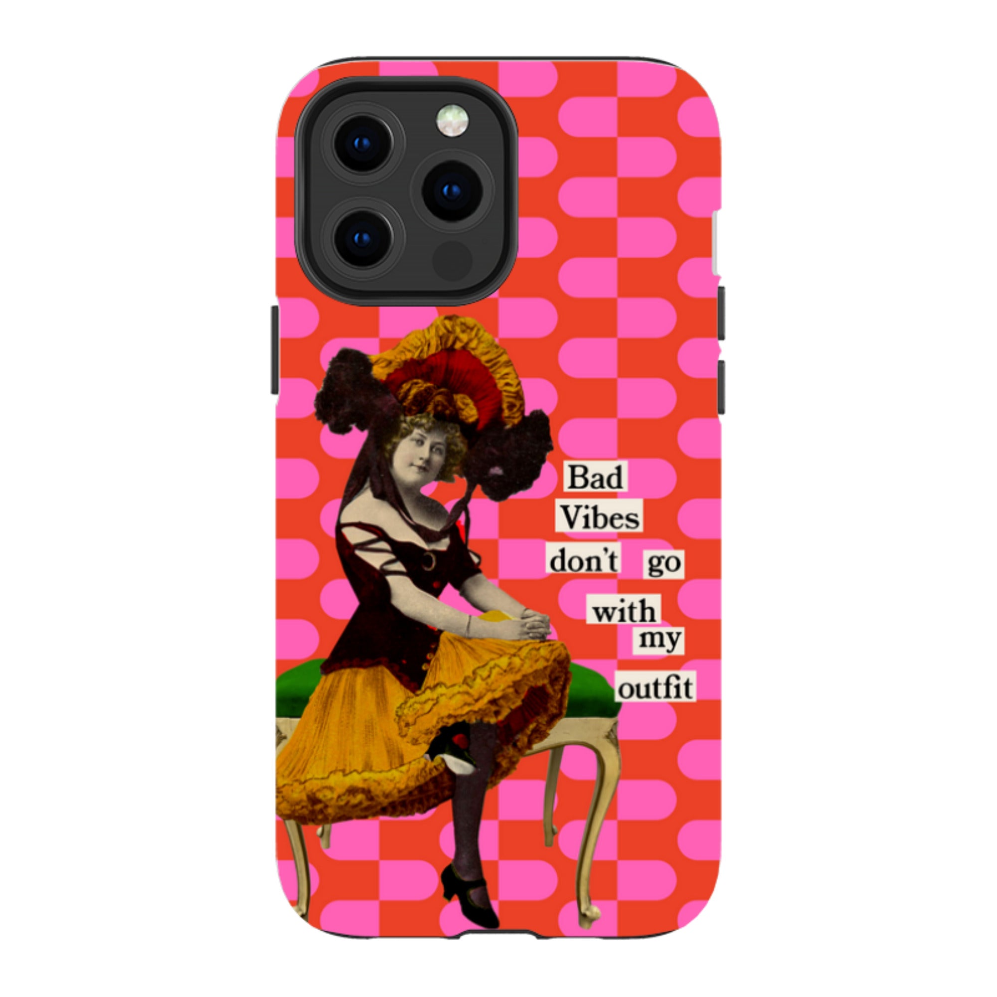iPhone Tough Case - Bad Vibes By Clare Jordan