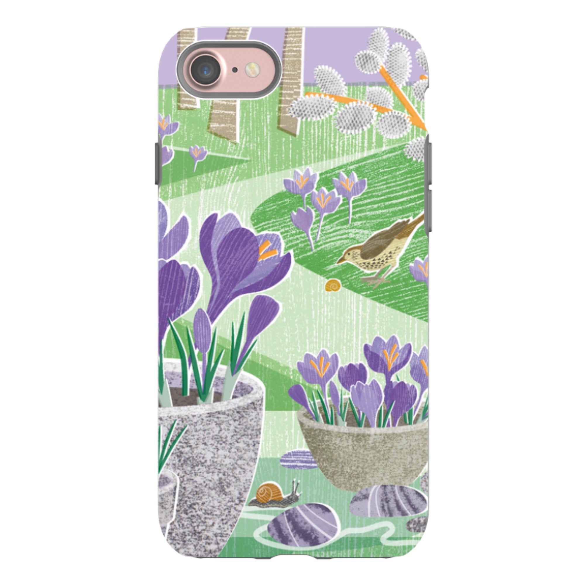 iPhone Tough Case - Crocus By Liane Payne