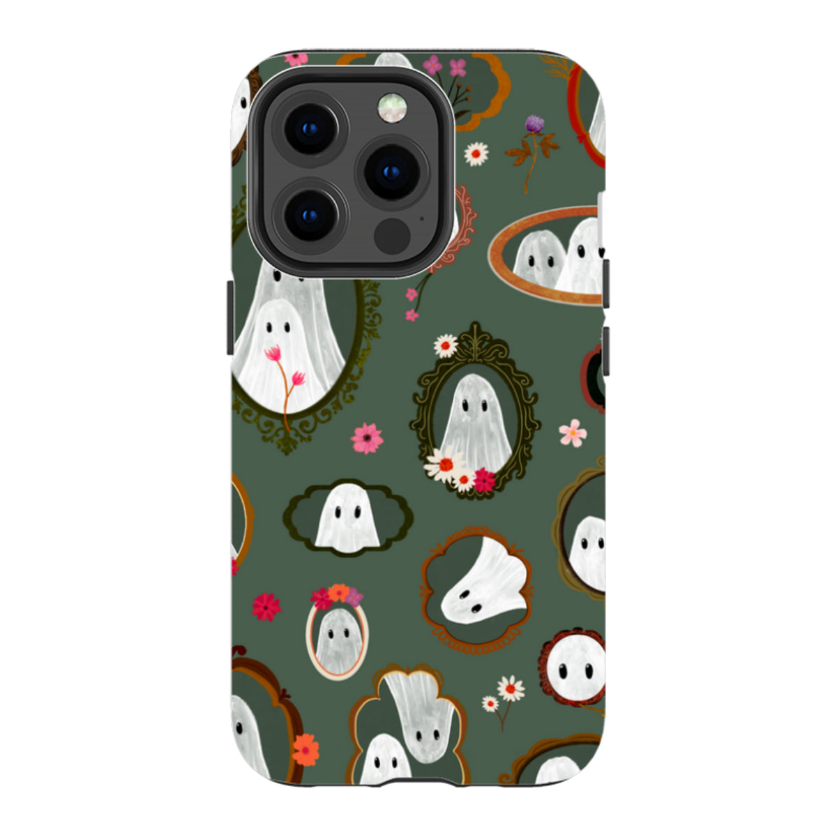 iPhone Tough Case - Framed Ghosts - Pine By Katherine Quinn