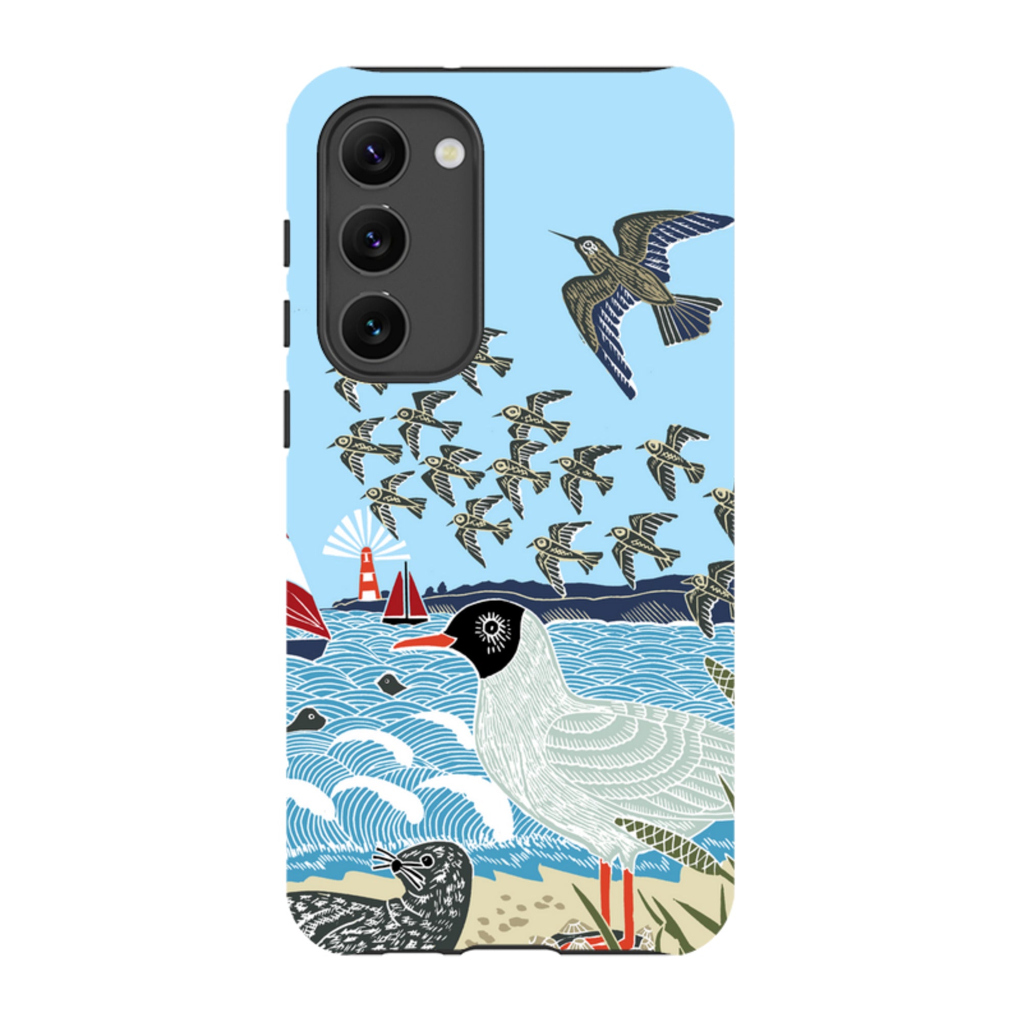 Samsung Tough  Case - Seagulls And Seals By Kate heiss