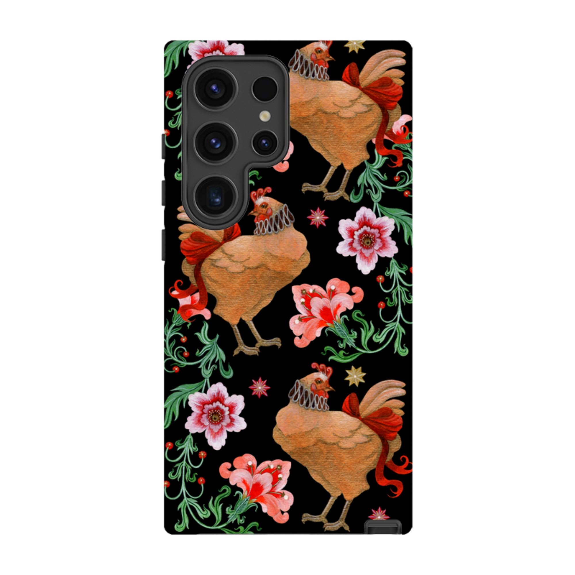 Samsung Tough  Case - Three French Hens By Maria Matos