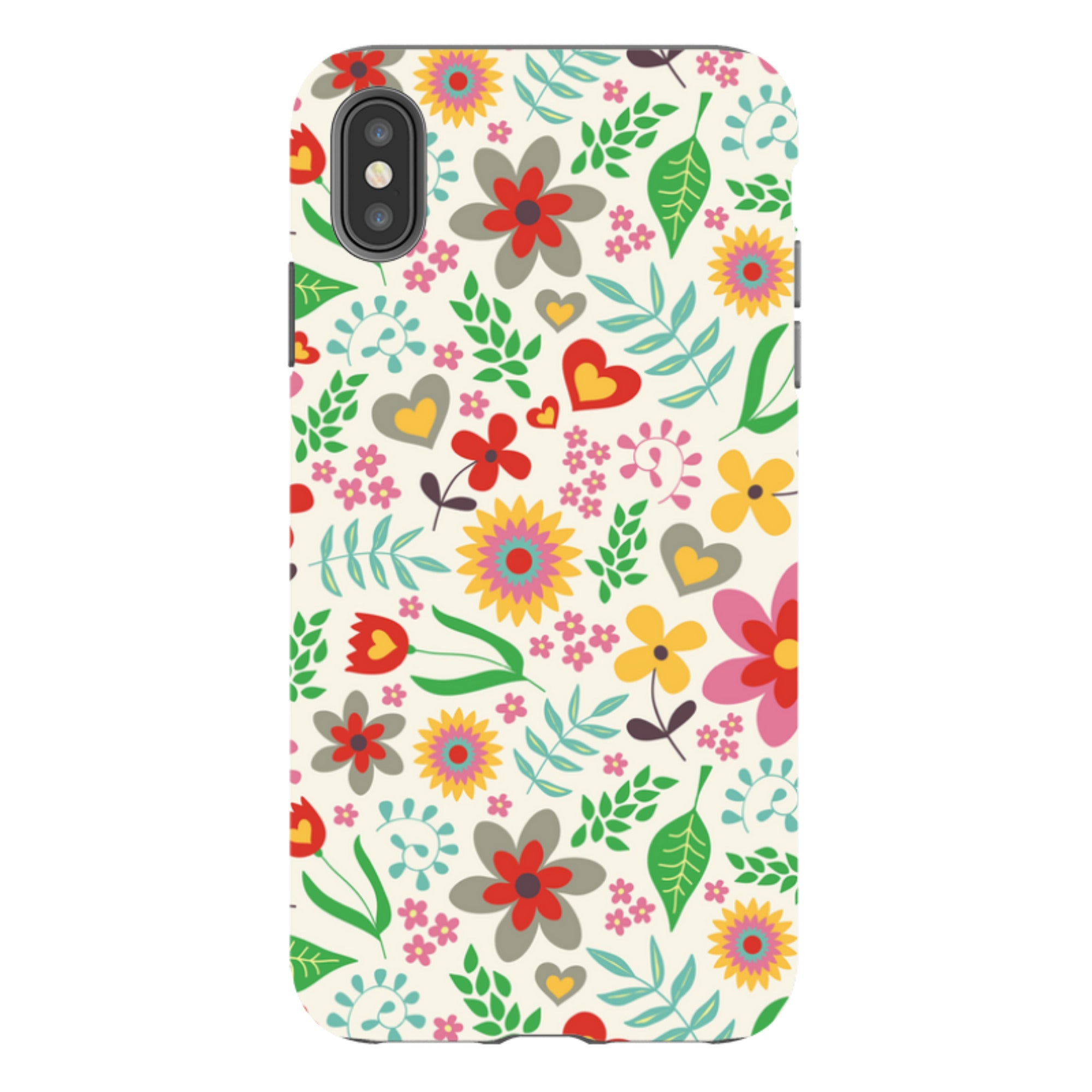 iPhone Tough Case - Folky Floral By Suzy Taylor