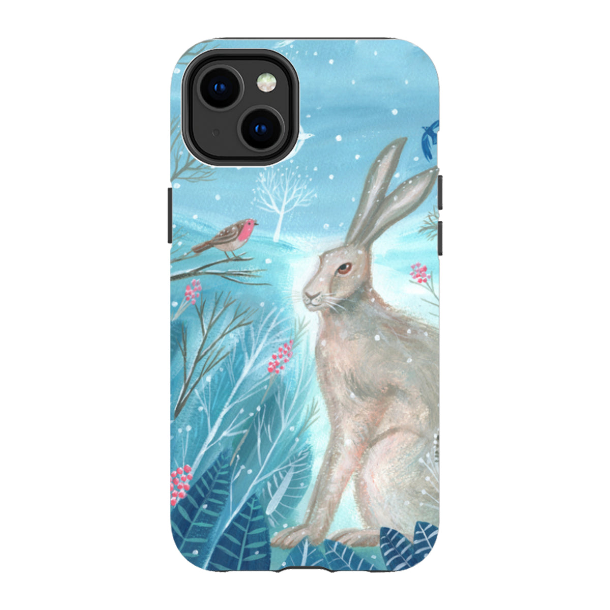 iPhone Tough Case - Winter Hare By Mary Stubberfield