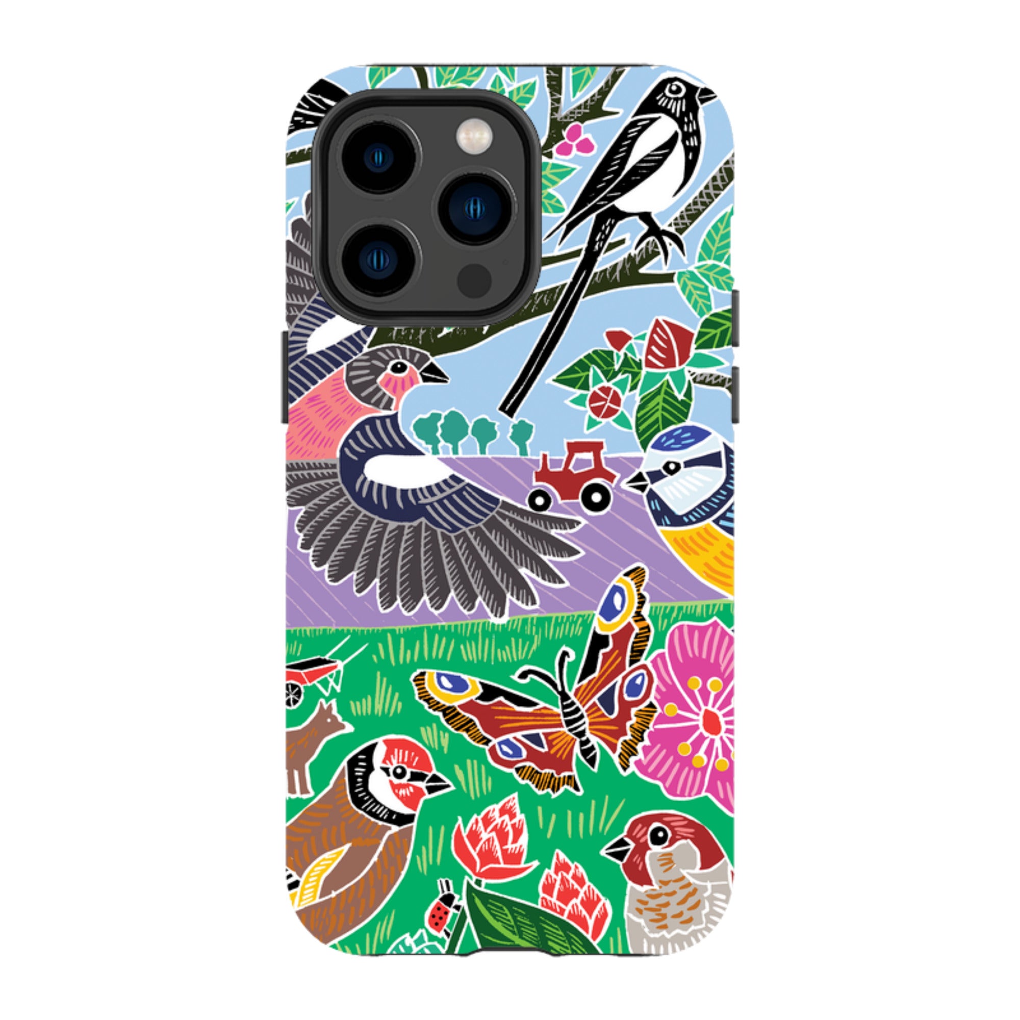 iPhone Tough Case - Garden Bird Jigsaw B By Kate Heiss