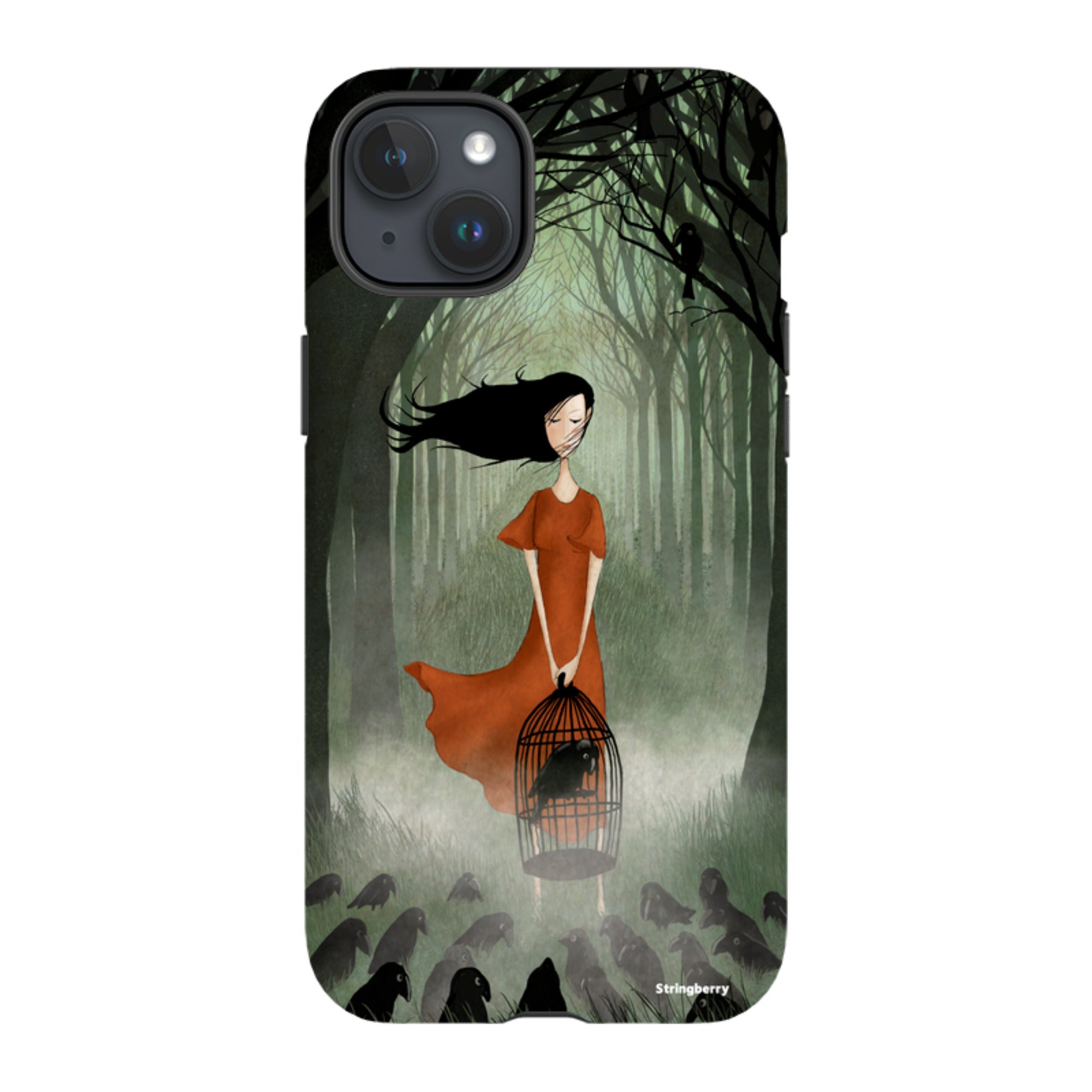 iPhone MagSafe Tough Case - The Raven Girl By Maja Lindberg