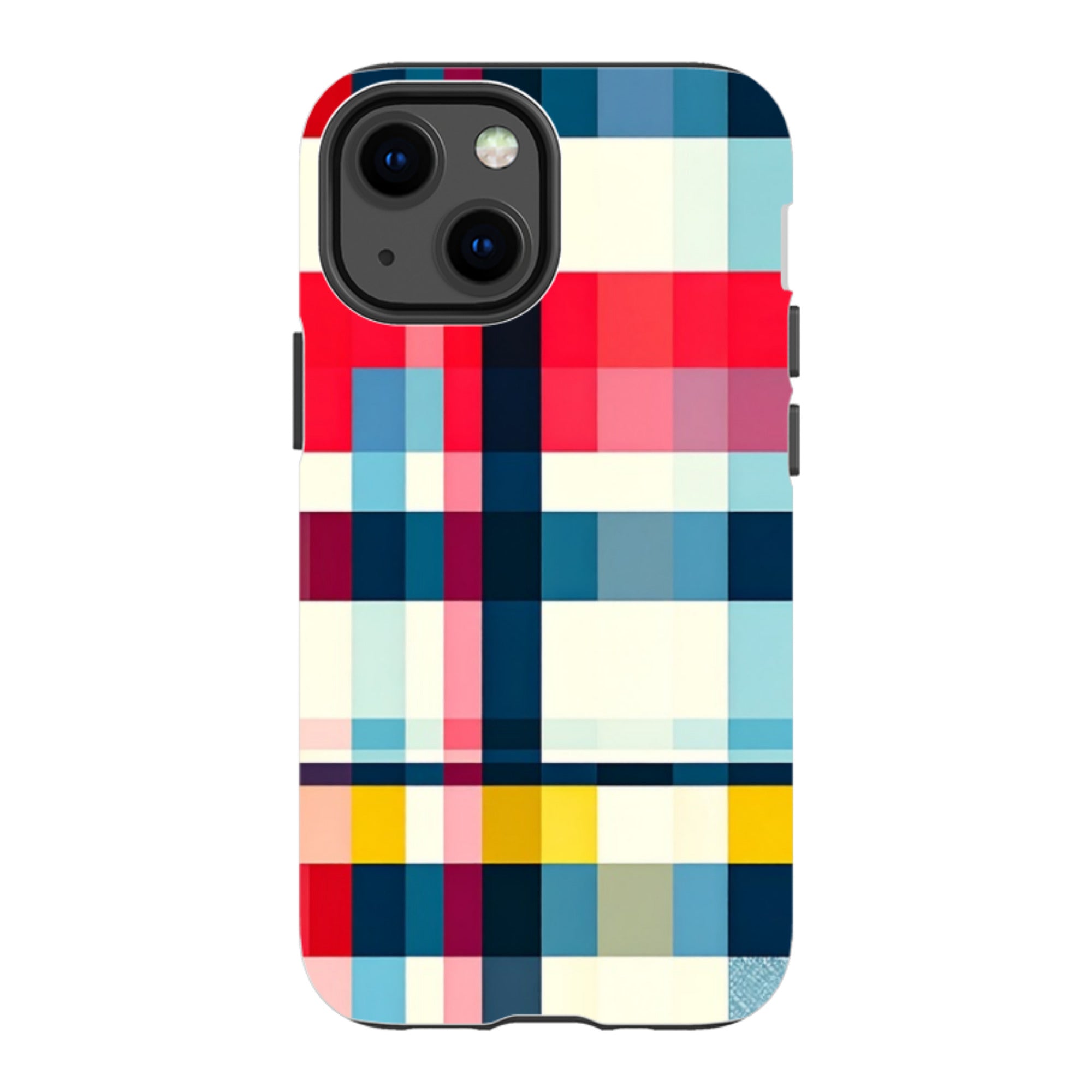iPhone Tough Case - Cancun Gingham