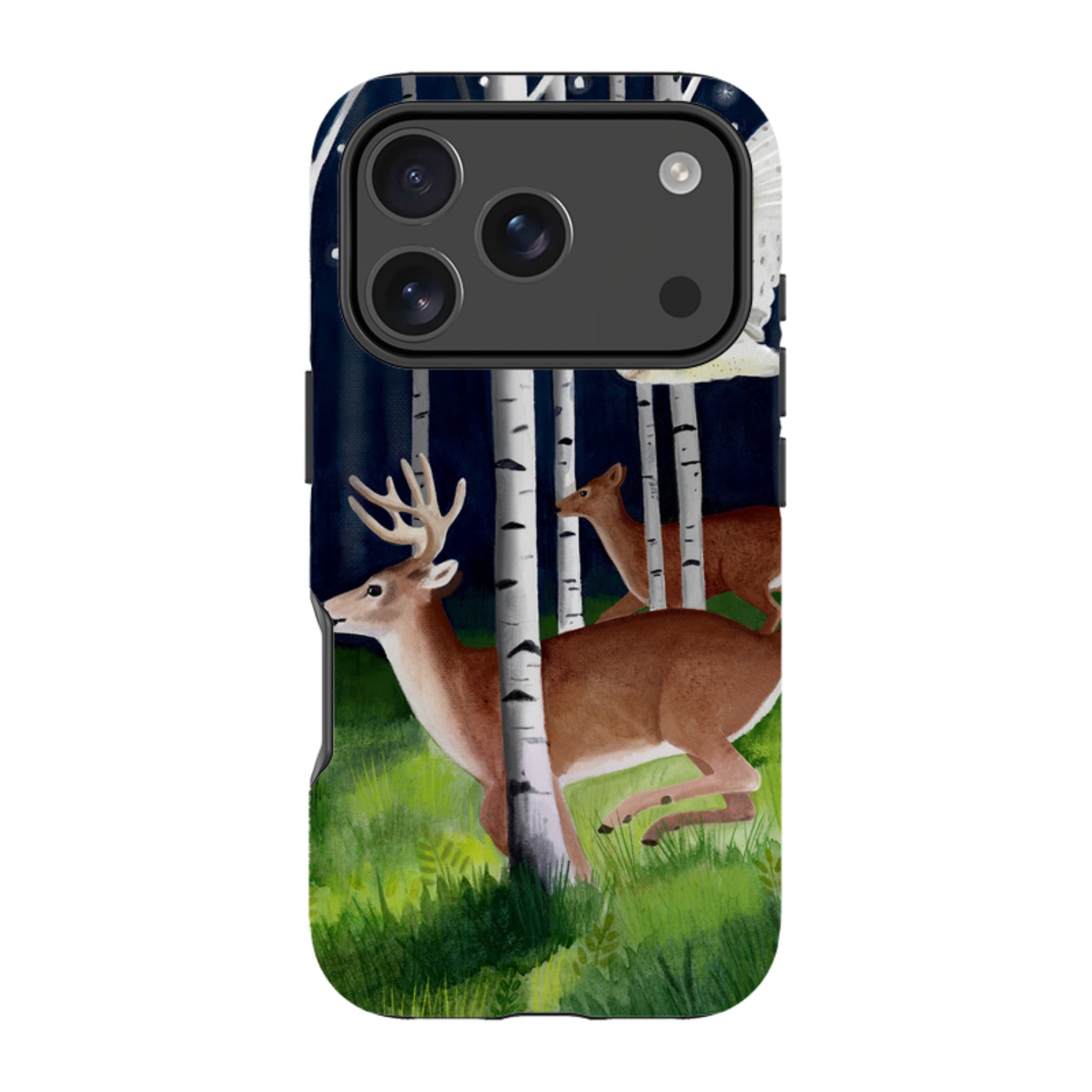 iPhone MagSafe Tough Case - Green Forest By Bex Parkin