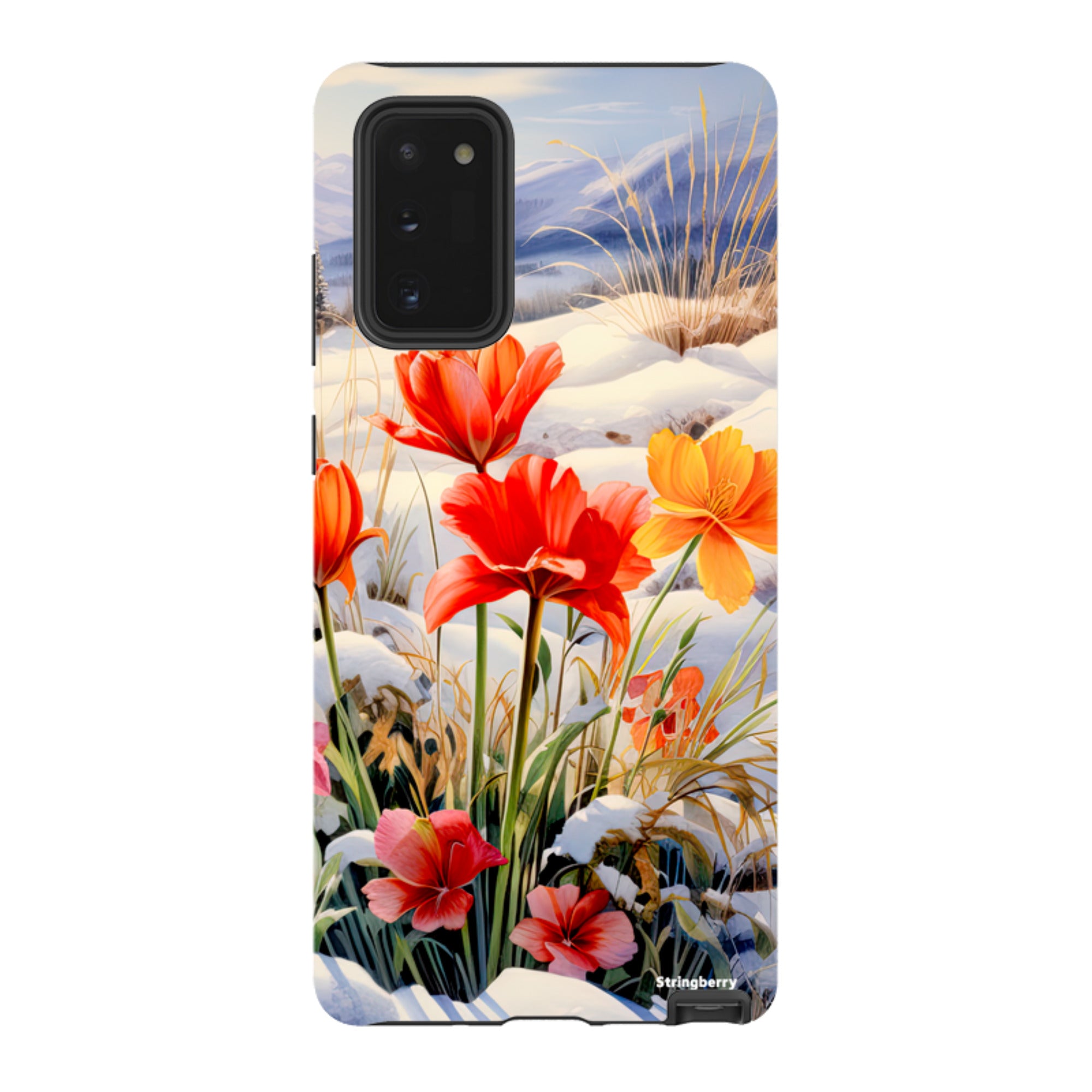 Samsung Tough Case - Winter Wild Flowers III