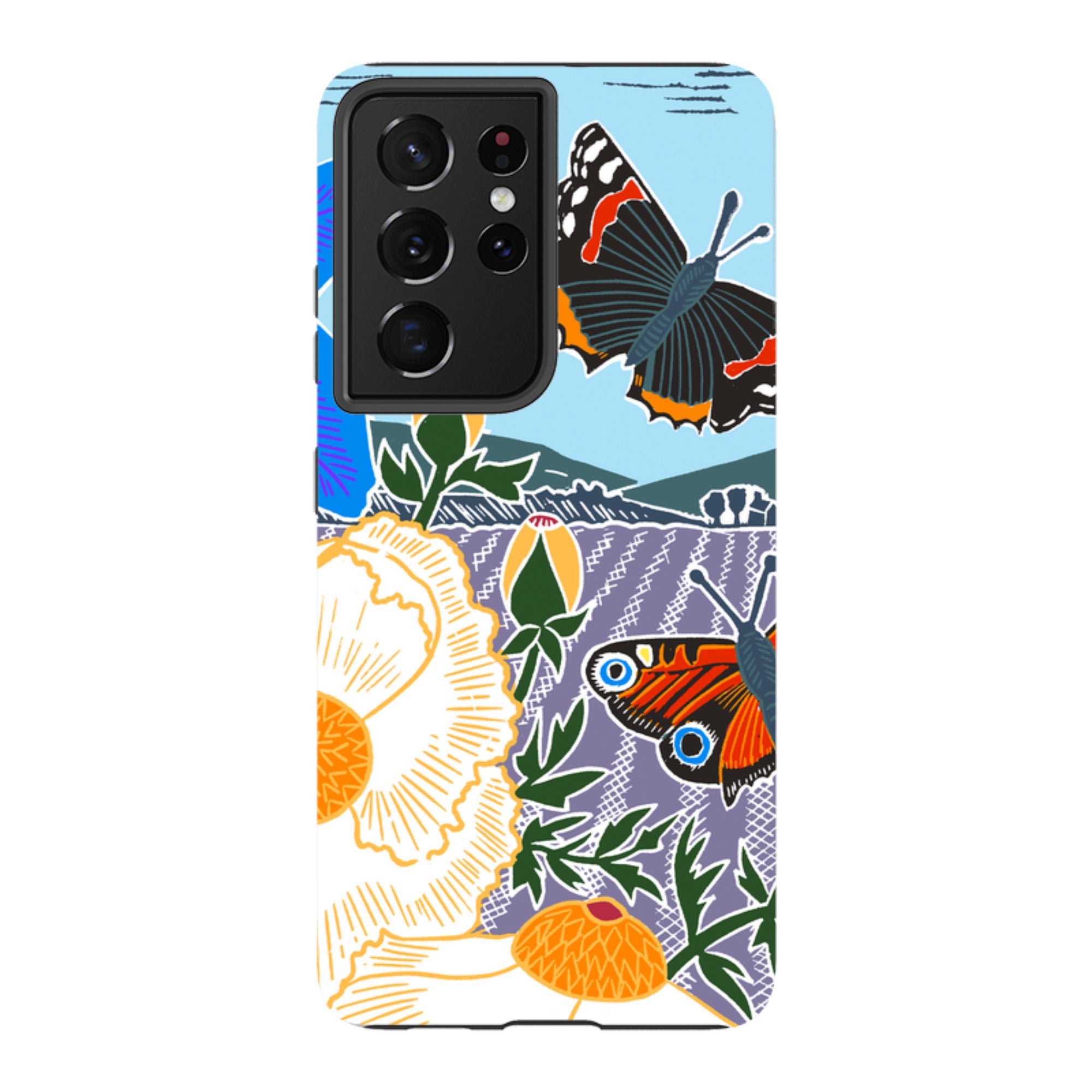 Samsung Tough Case - Bold Butterflies By Kate Heiss