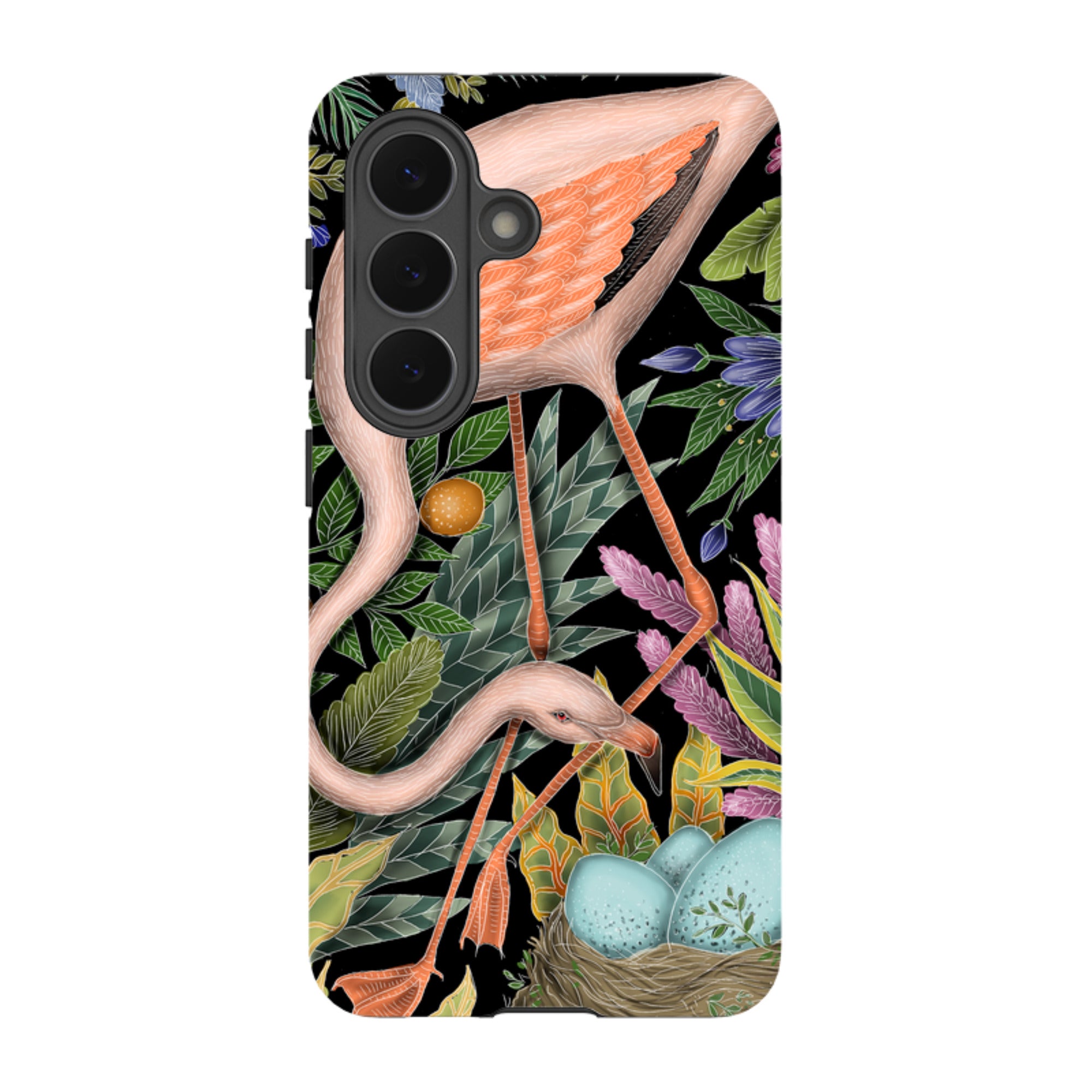 Samsung Tough Case - Flamingo By Catherine Rowe