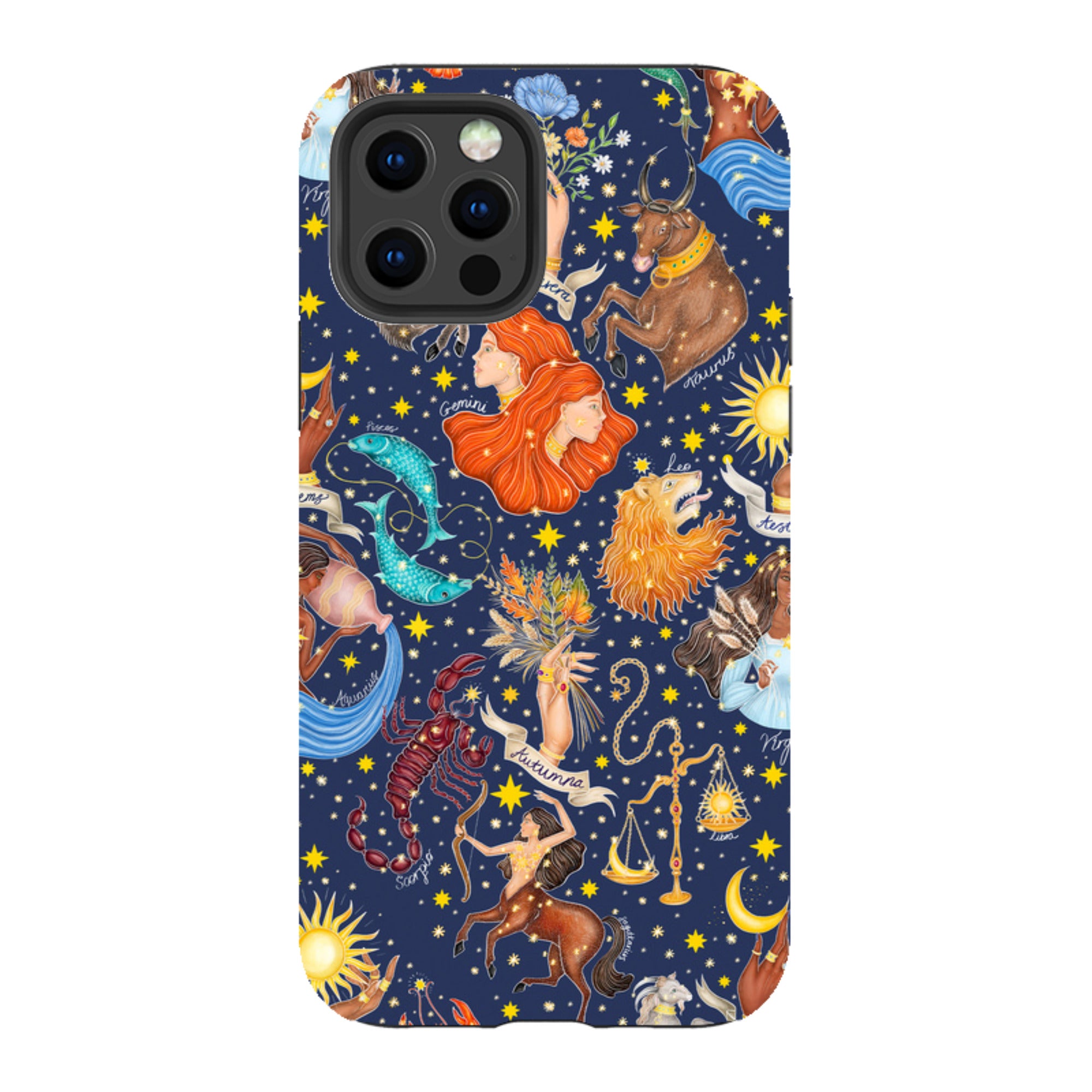 iPhone Tough Case - Zodiac Composite By Catherine Rowe