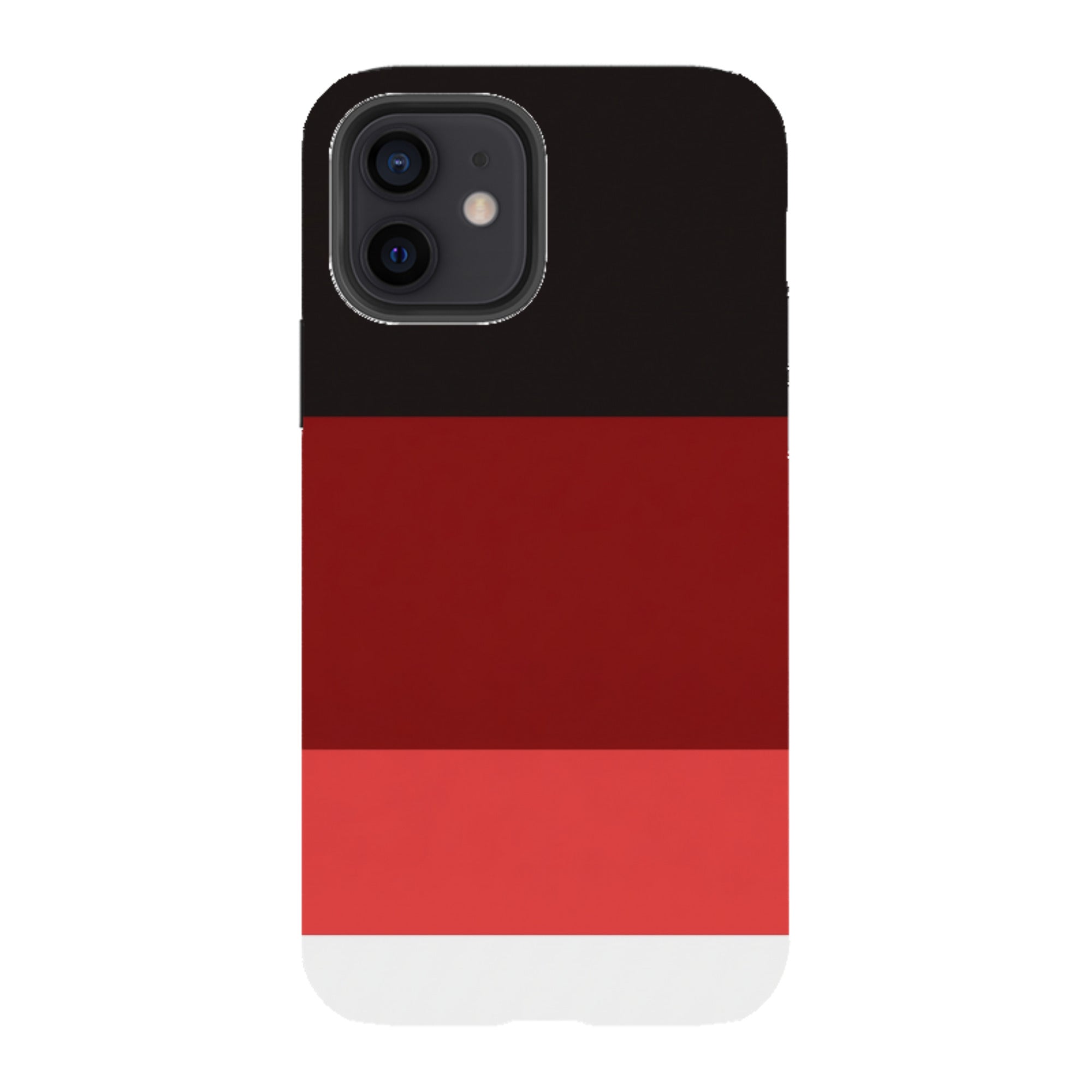 iPhone Tough Case - Crimson and Black Gradient