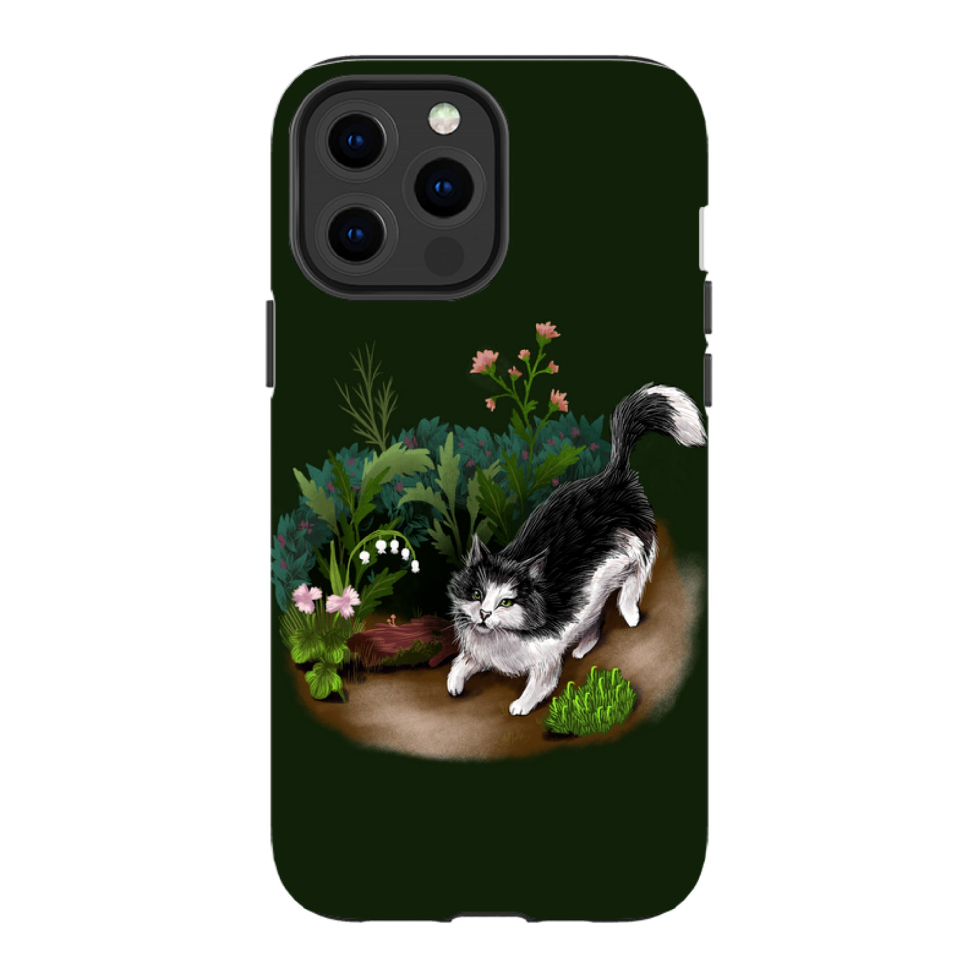 iPhone MagSafe Tough Case -  Munchkin Cat By Anna Stead