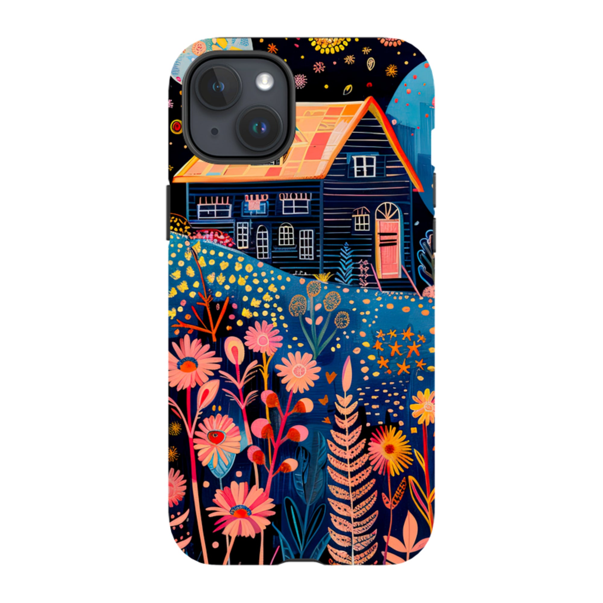 iPhone Case - Folk Art House V
