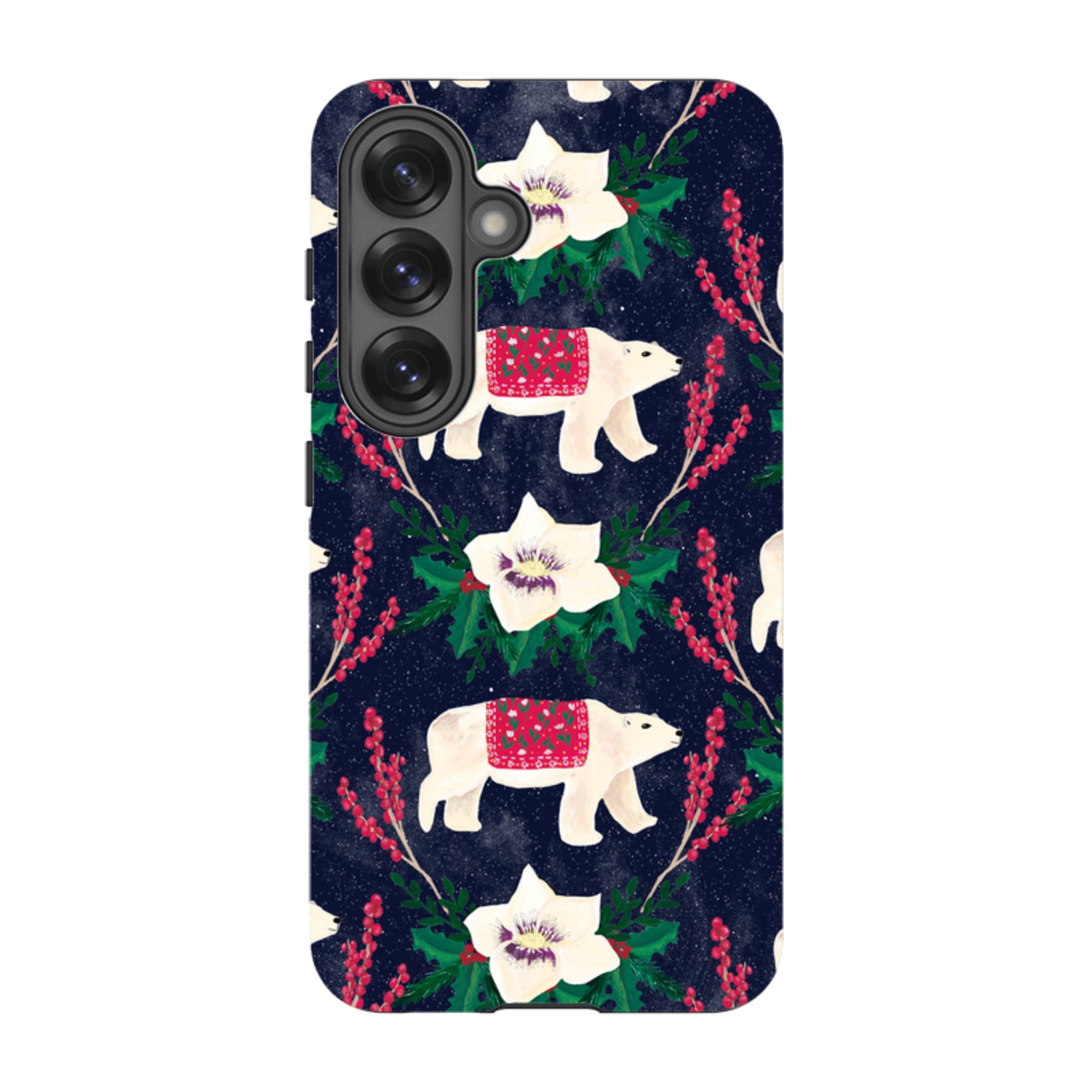Samsung Tough Case - Midnight Polar Bears By Abby Jacobs