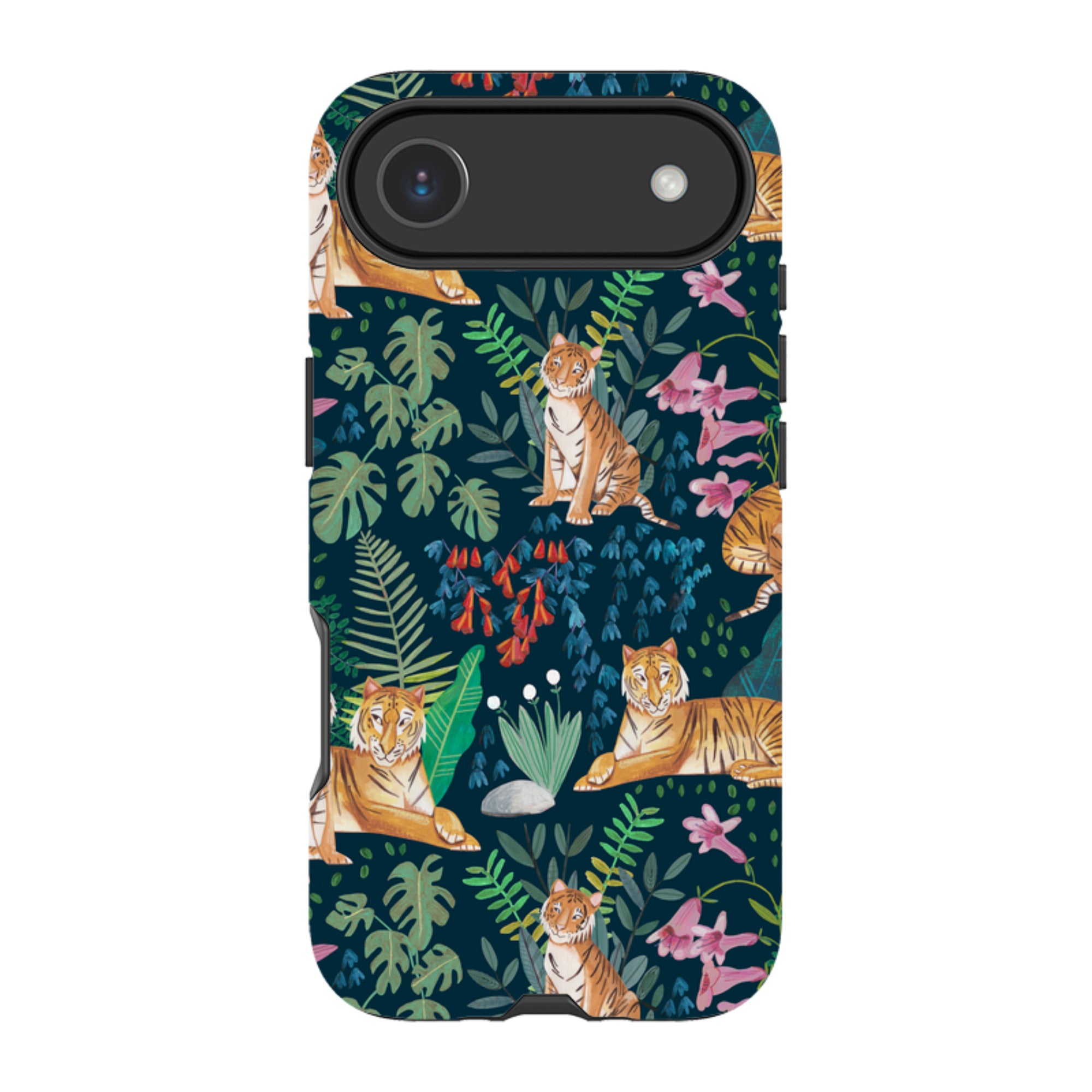 iPhone MagSafe Tough Case -  Tiger Pattern II By Caroline Bonne Muller