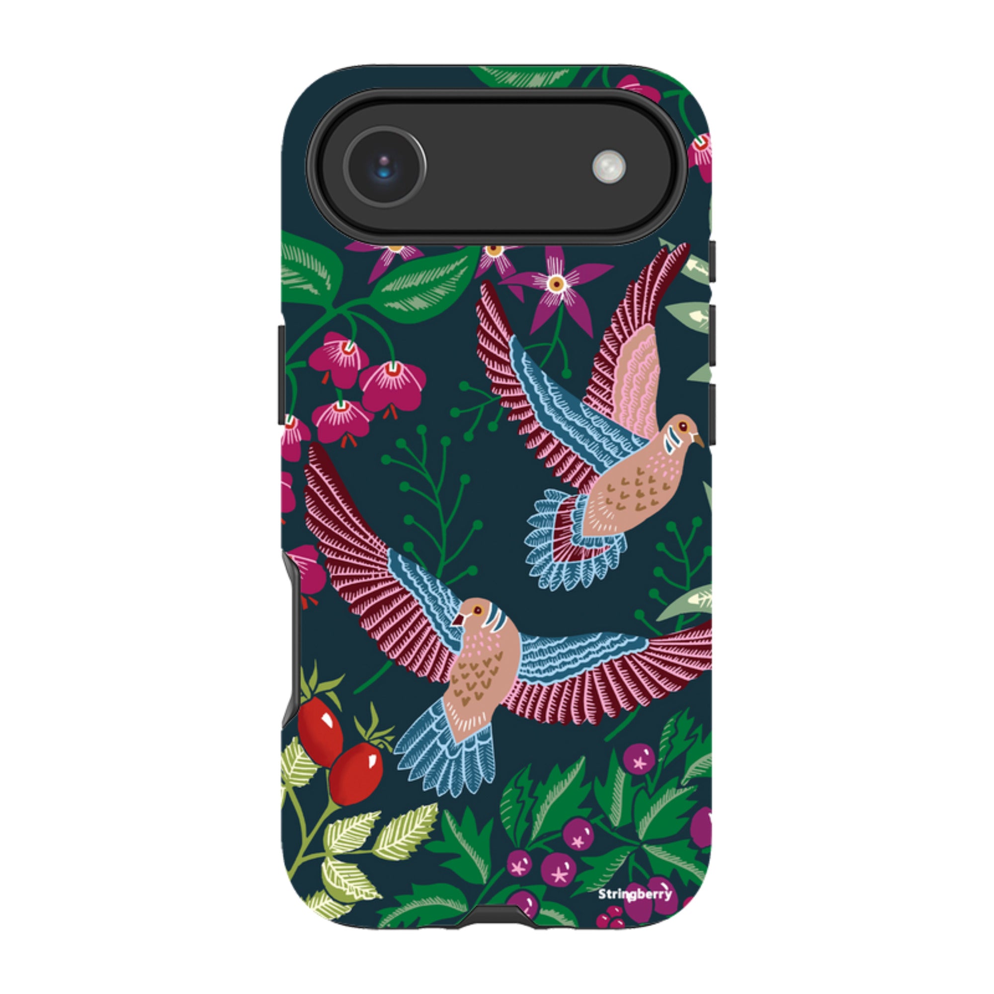 iPhone Tough Case - Two Turtle Doves By Kate Heiss