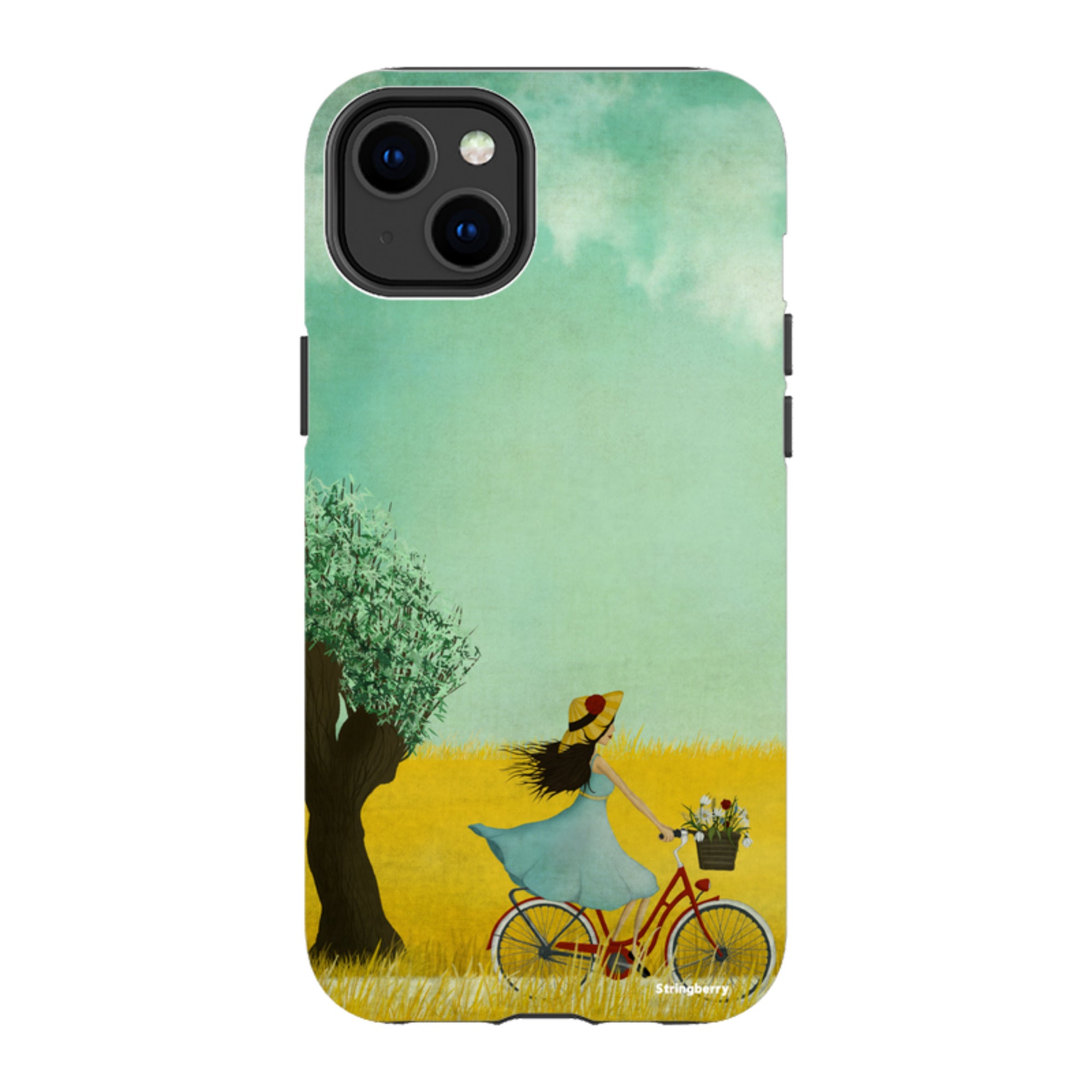 iPhone Tough Case - Bike Ride By Maja Lindberg