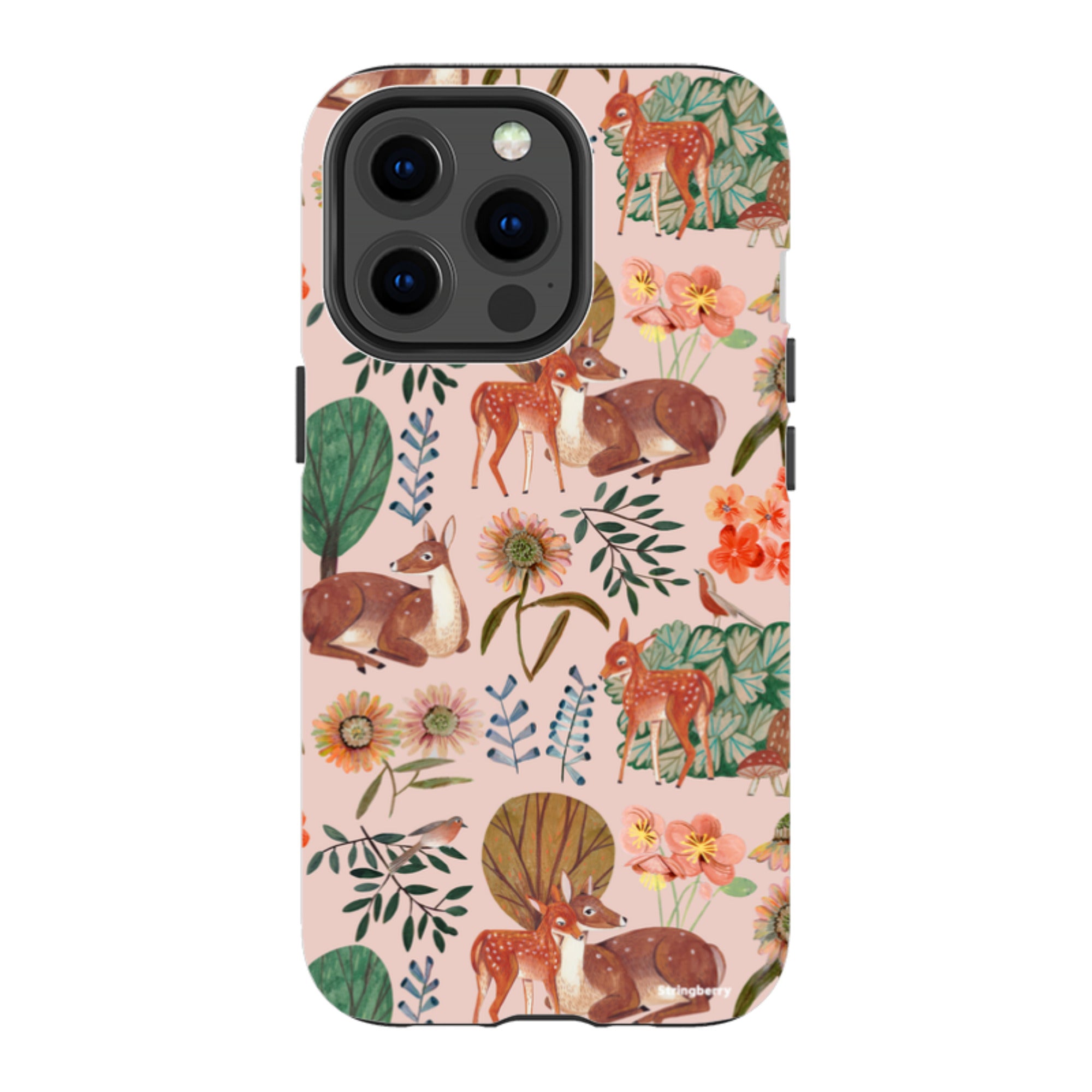 iPhone MagSafe Tough Case -  Deer Pattern By Caroline Bonne Muller