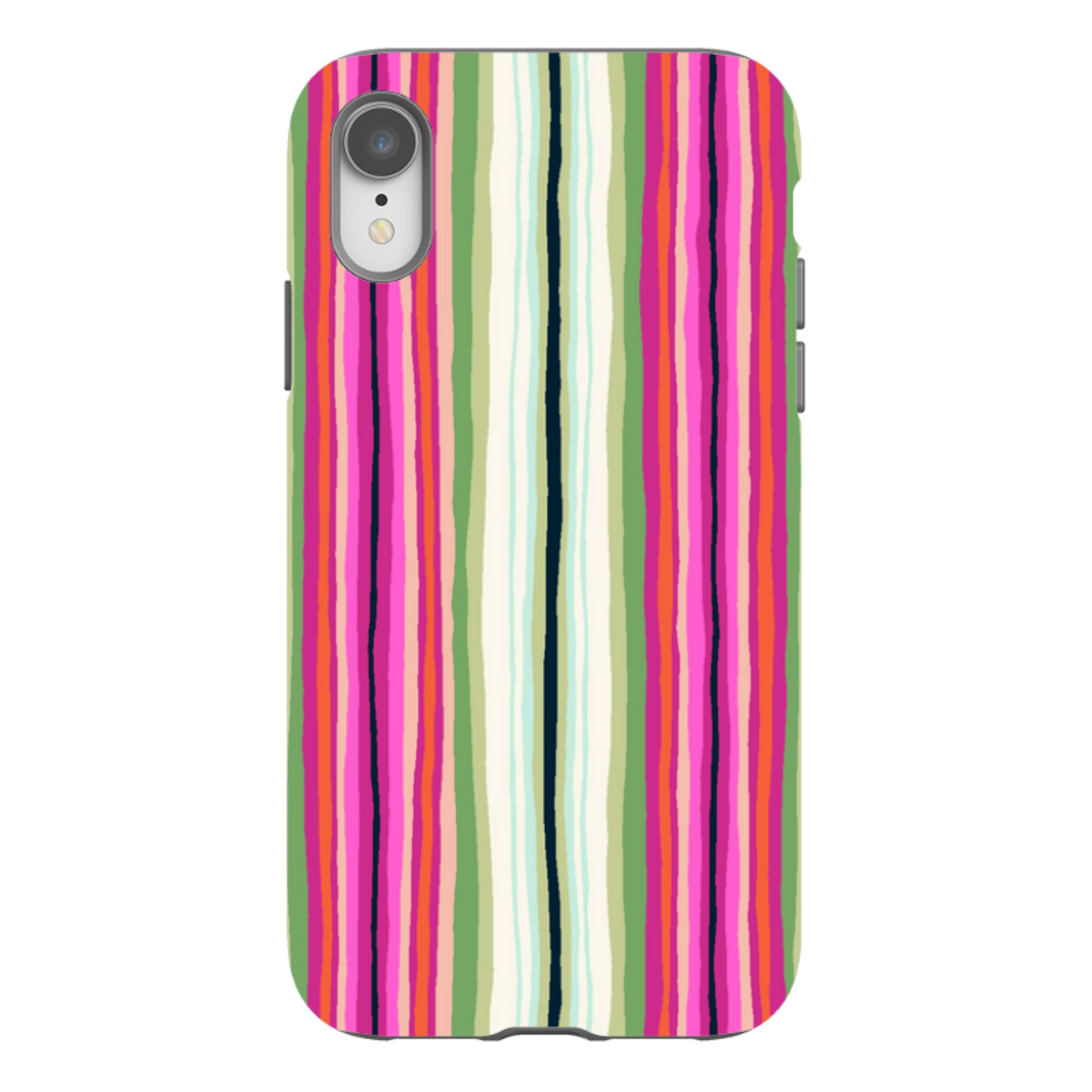 iPhone Tough Case - Atelier Stripe Windflower By Sarah Campbell