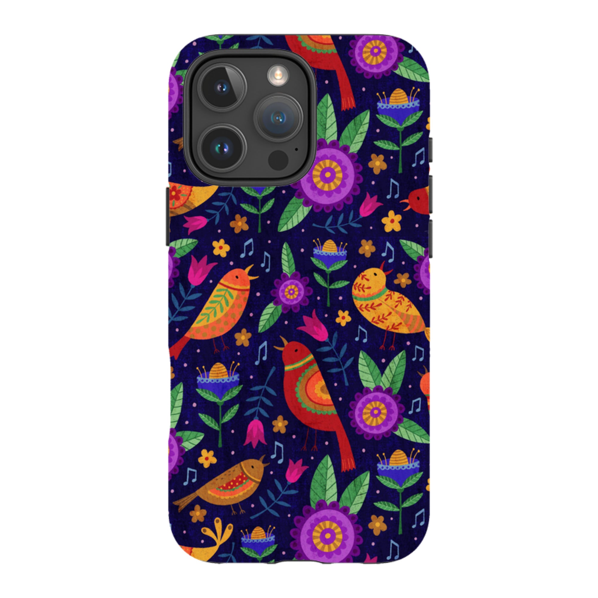 iPhone Tough Case - Bird Pattern VII By Suzy Taylor