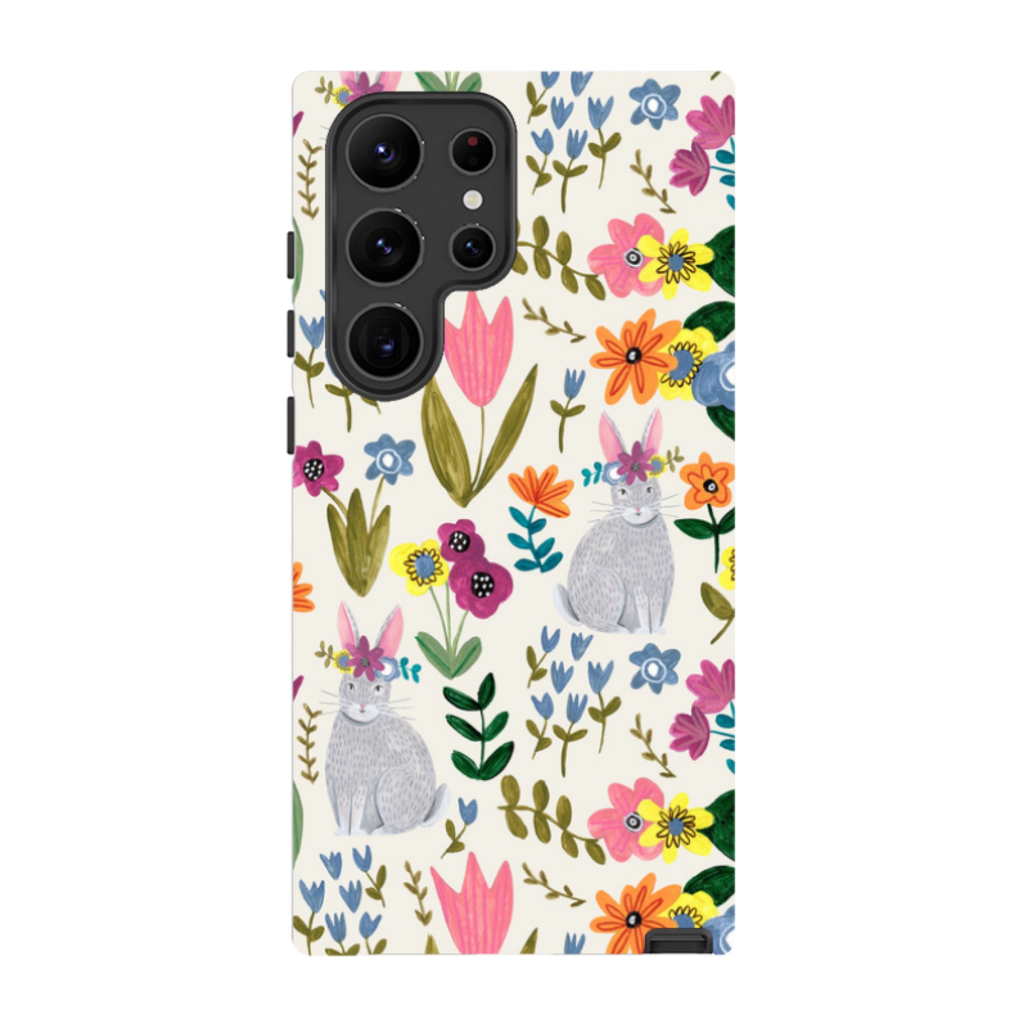 Samsung Tough Case - Rabbit Floral By Caroline Bonne Muller