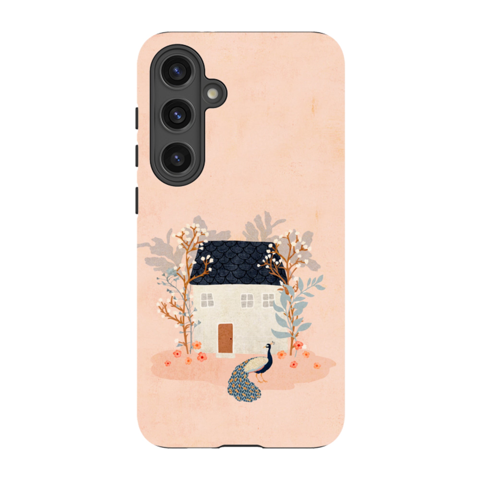 Samsung Tough Case - Home Pink By Katherine Quinn