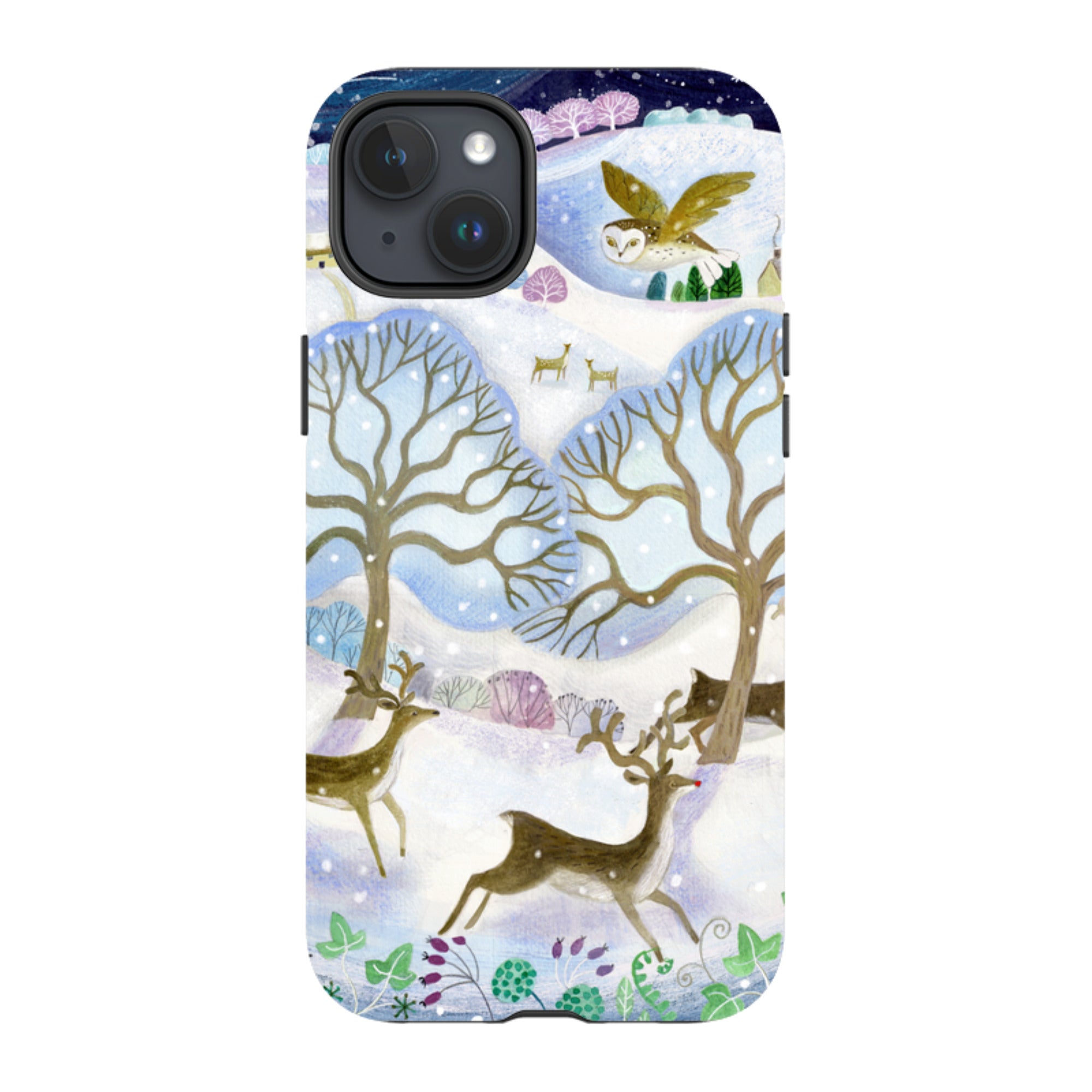 iPhone MagSafe Tough Case -  Winter Deer By Bex Parkin